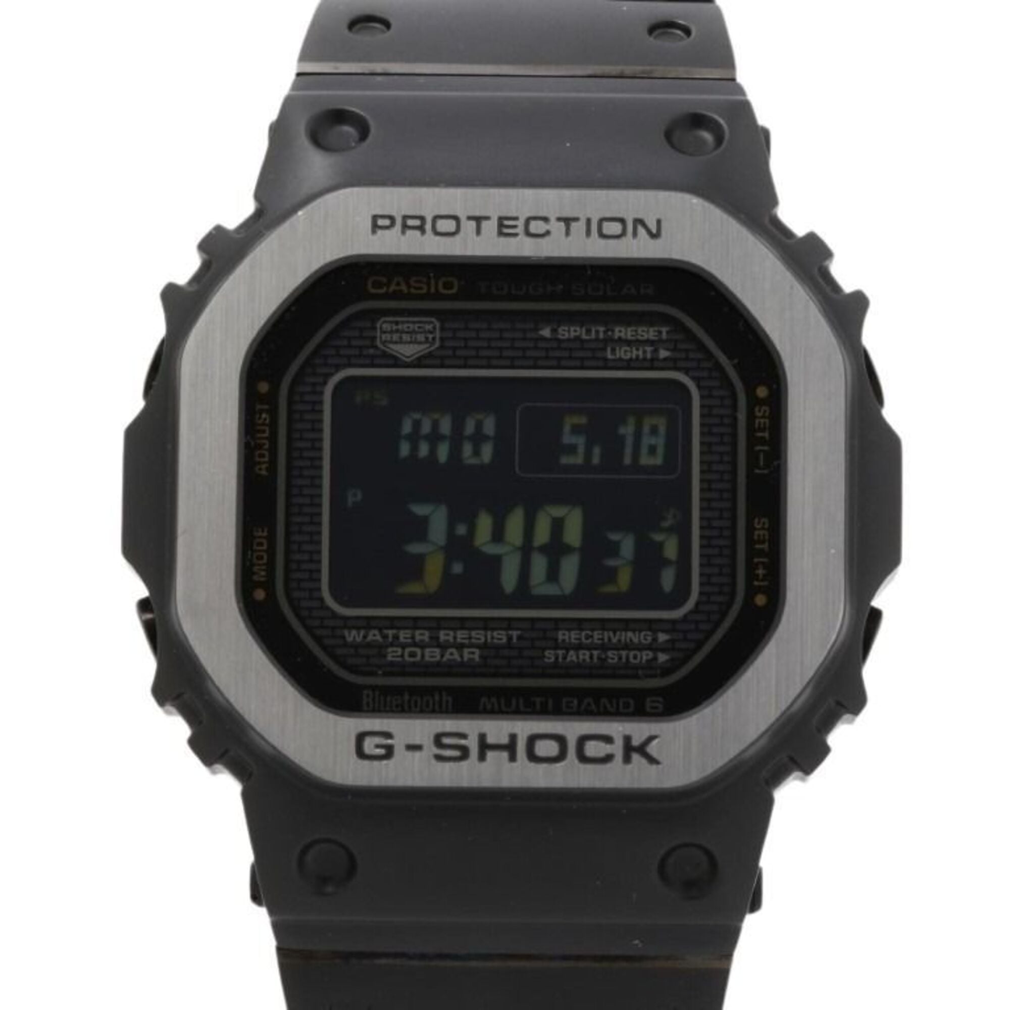CASIO G-SHOCK FULL METAL 5000 SERIES GMW-B5000MB-1JF Black Stainless Steel Men's Watch