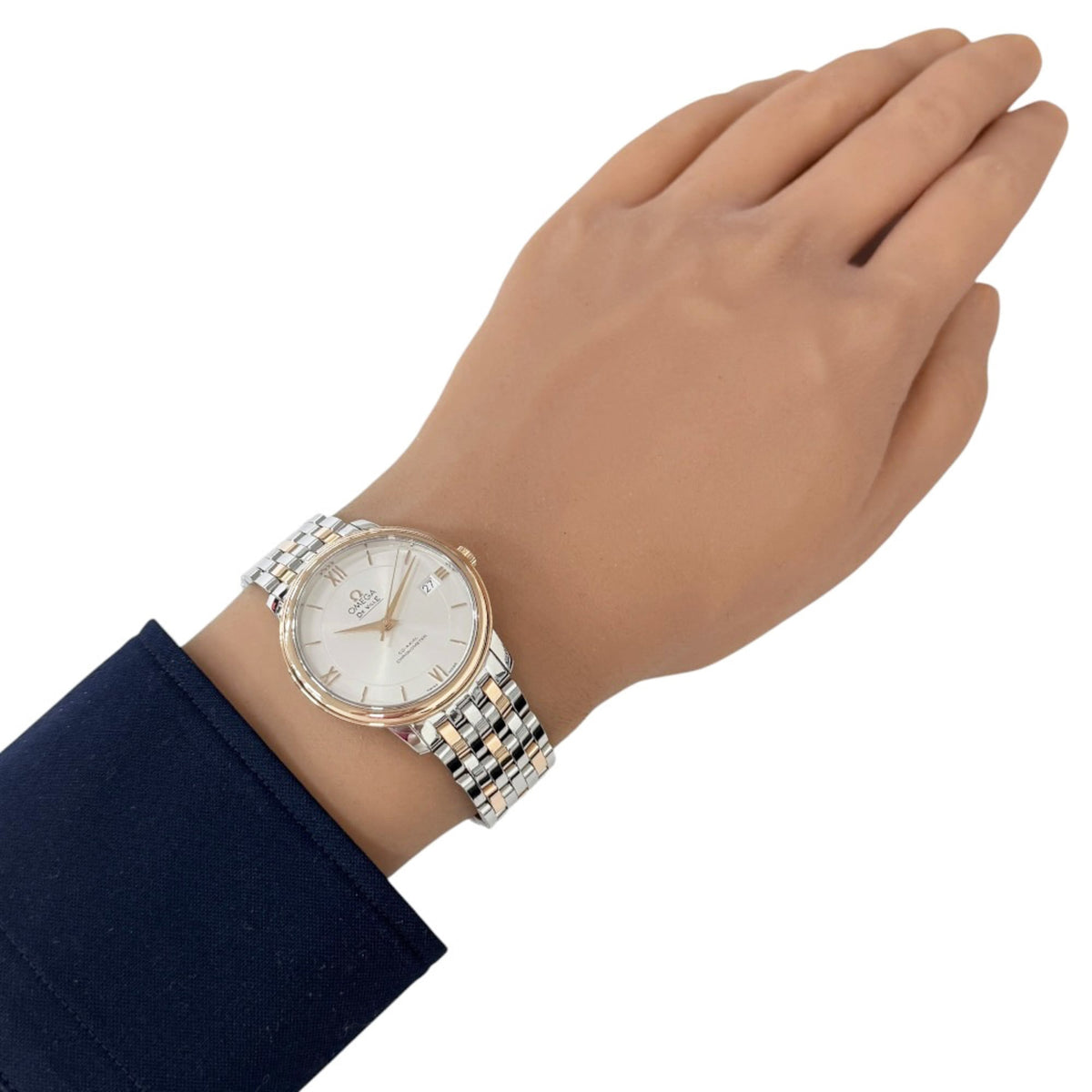 Omega De Ville Prestige 42420372002002 Silber Zifferblatt 37 mm Uhr