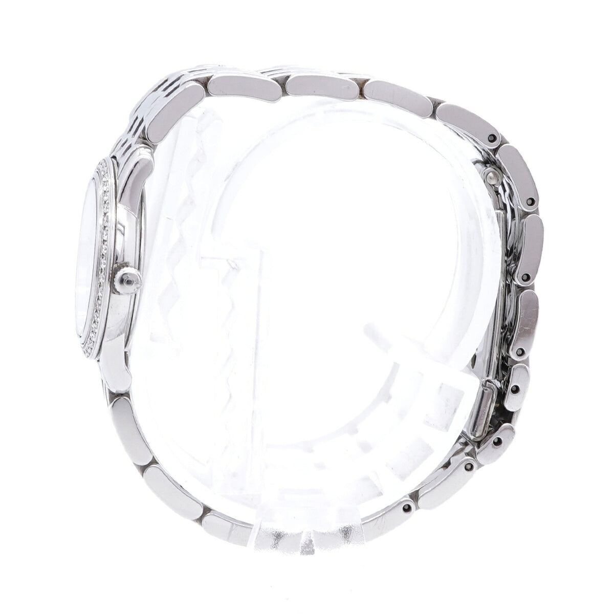 Omega De Ville Prestige Diamond Bezel 16P 4575.75 White Dial 22mm Watch