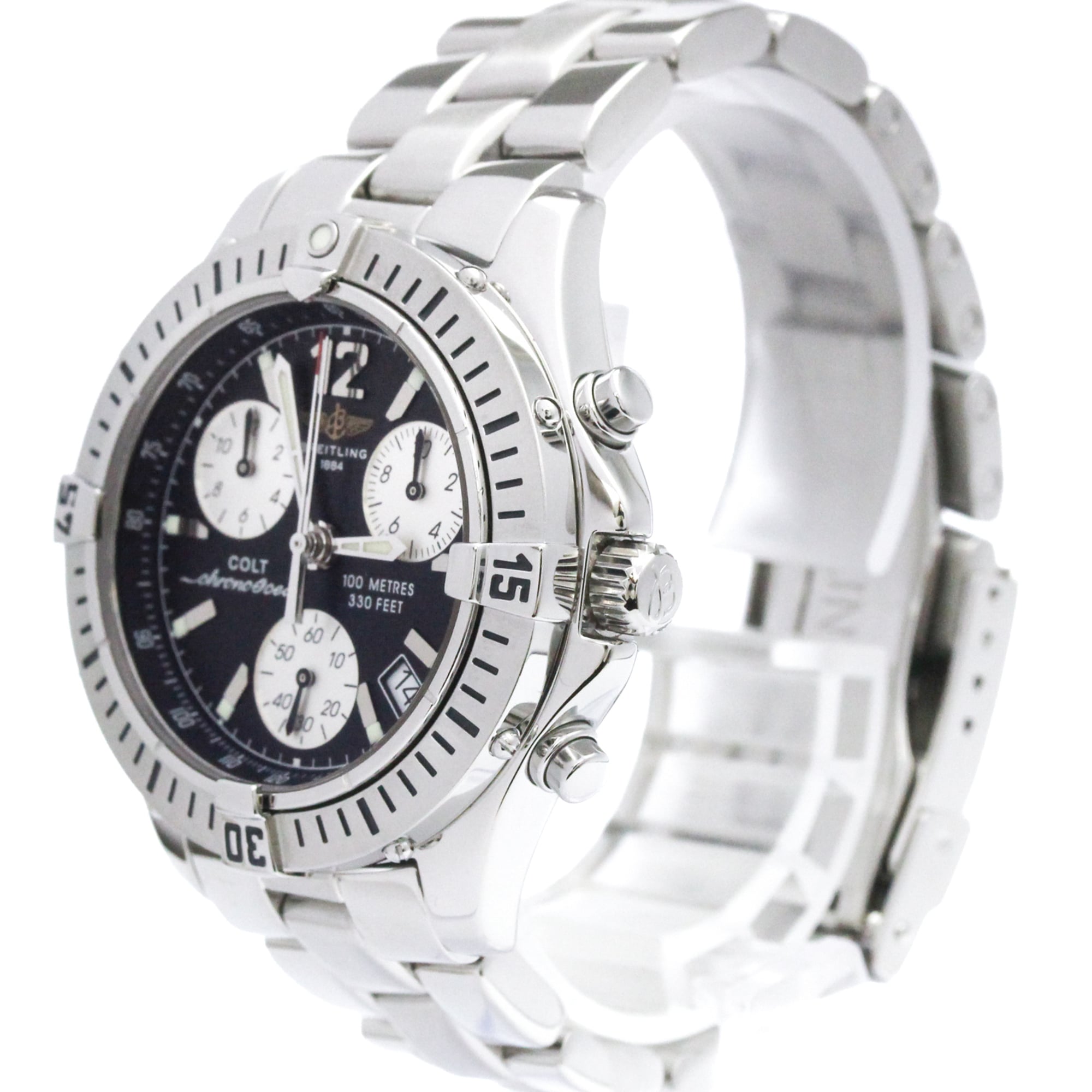 Montre Breitling Colt A53350 Noir cadran 38 mm