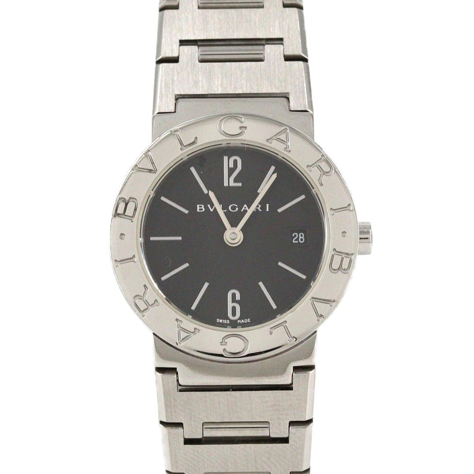 Bvlgari Bulgari BB26SS/BB26SSD Black Dial 26mm Watch