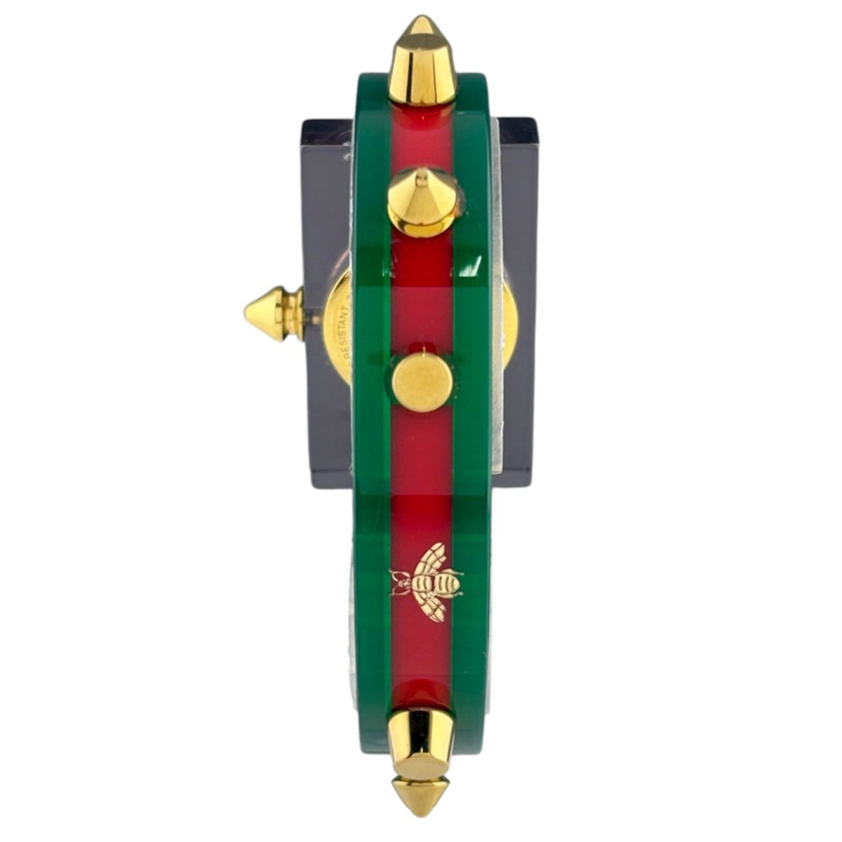 Gucci Vintage Web 143.5 met gouden wijzerplaat, 24 mm horloge