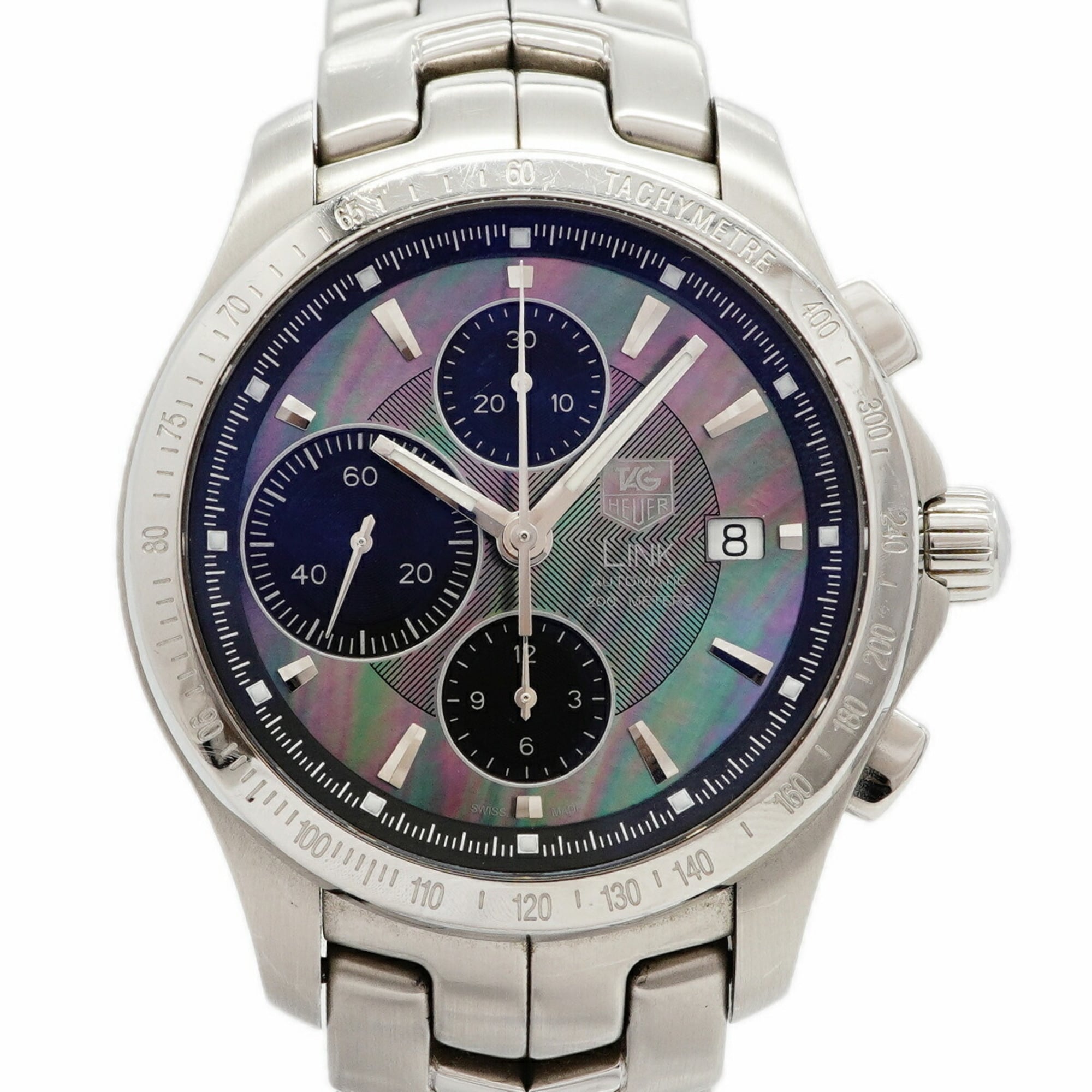 TAG Heuer Link Moonpearl Japan Limited Edition (350 pieces) CJF211M Black Dial Men's Watch