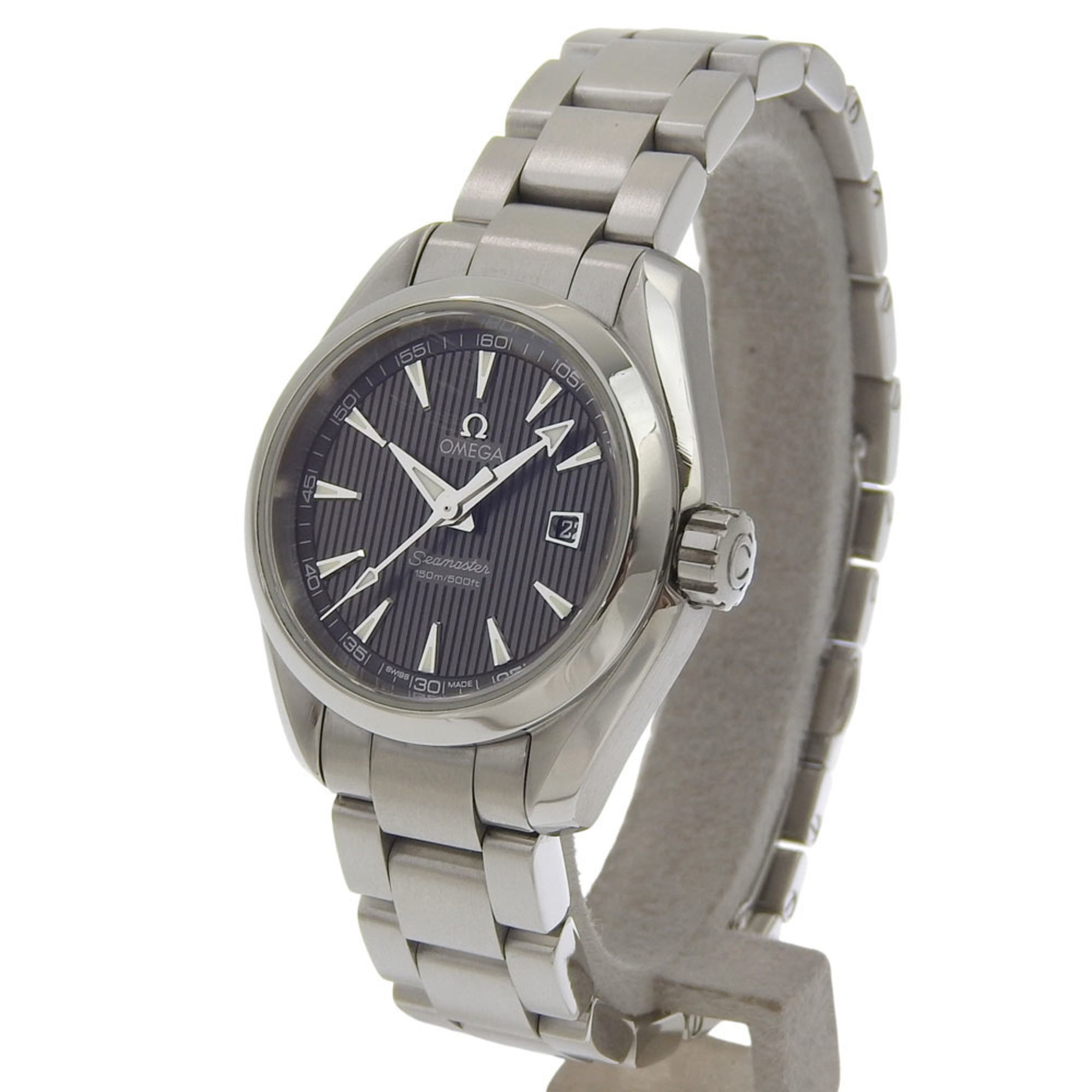 Like New Omega Seamaster Aqua Terra Date 150m Water Resistant 231 10 61 06 001 Gray Dial Stainless Steel Quartz 30mm