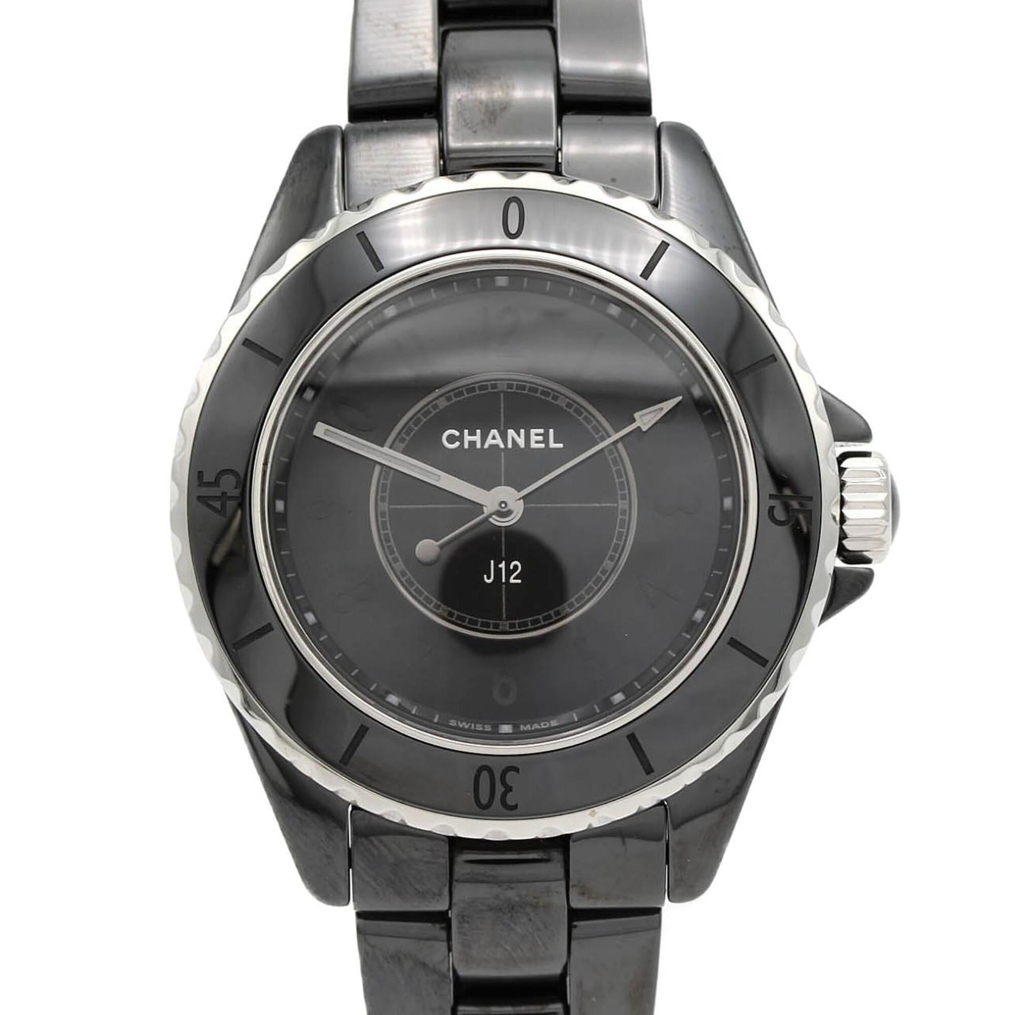Chanel J12 Phantom 33mm H6346 Black Dial 33mm Watch