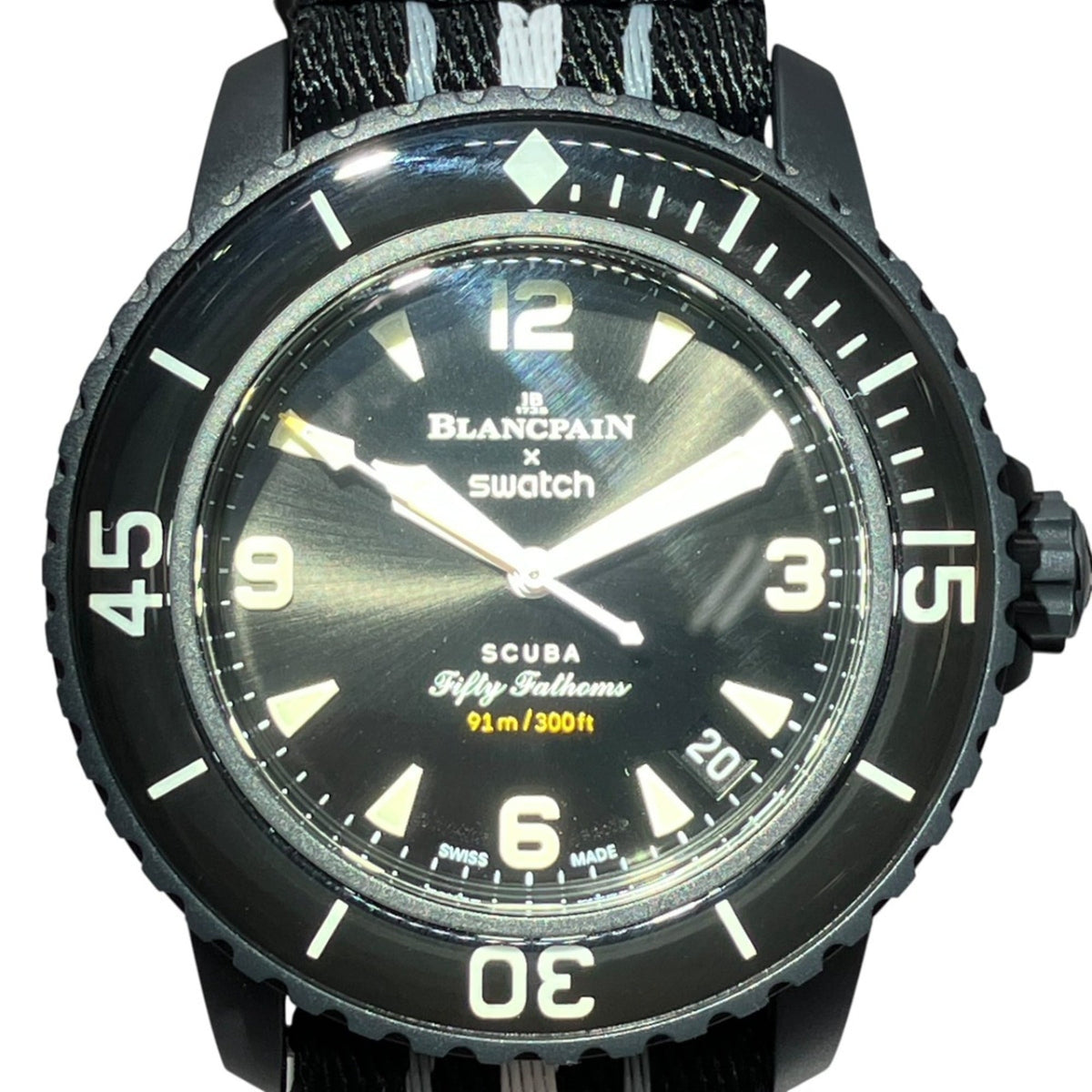 Montre Blancpain S Blancpain Ocean of Storm SO35B400 Noir Cadran 42 mm