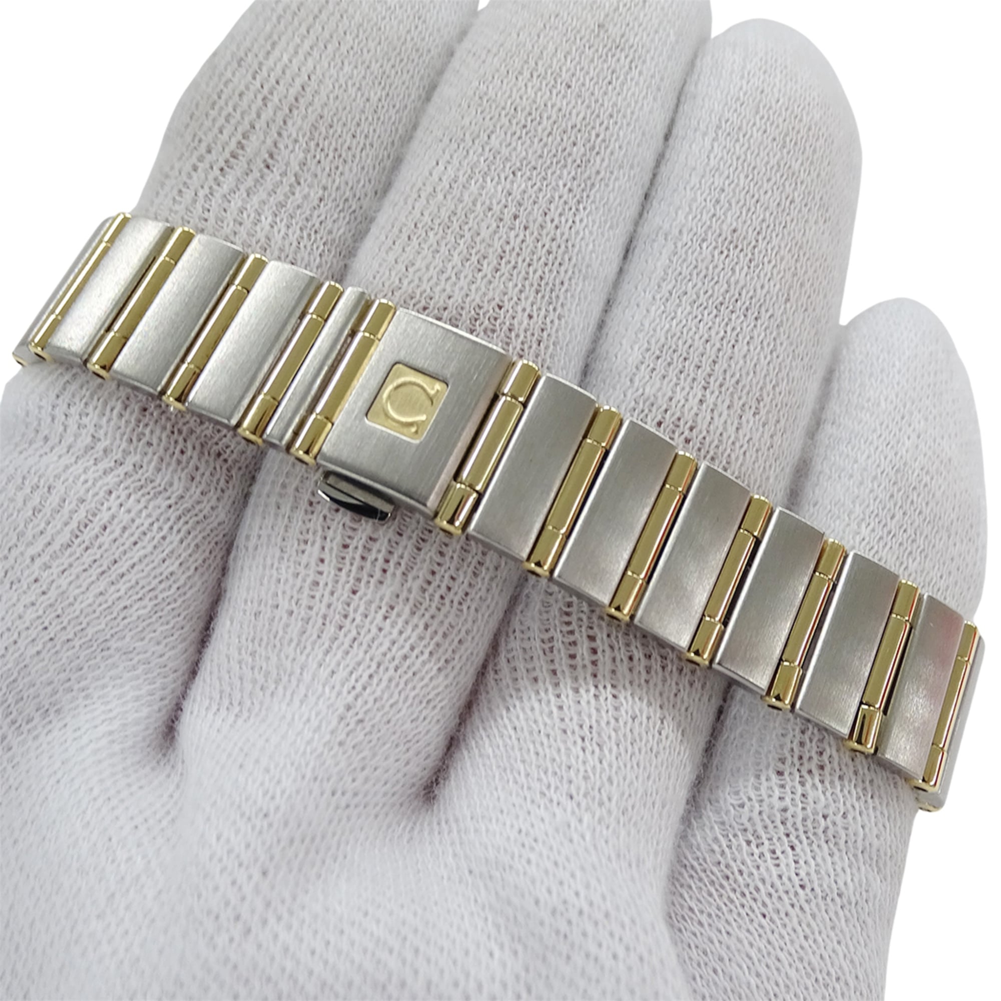 Omega Constellation Mini 1262.75 Wo Brand Name 12P Diamond Shell Quartz Movement Stainless Steel (SS) and Gold (YG) Combination Full Bar