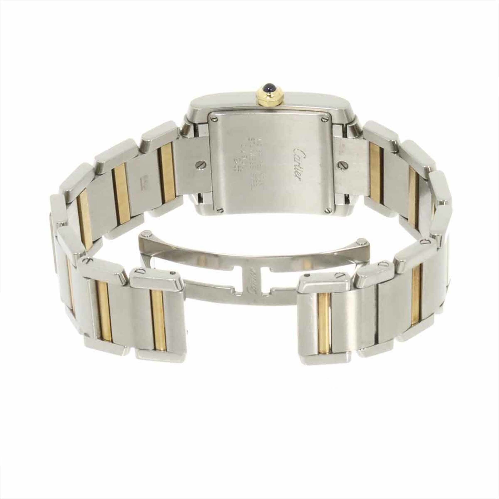 Cartier Tank Francaise MM W51012Q4 Ivory Dial 25mm Watch