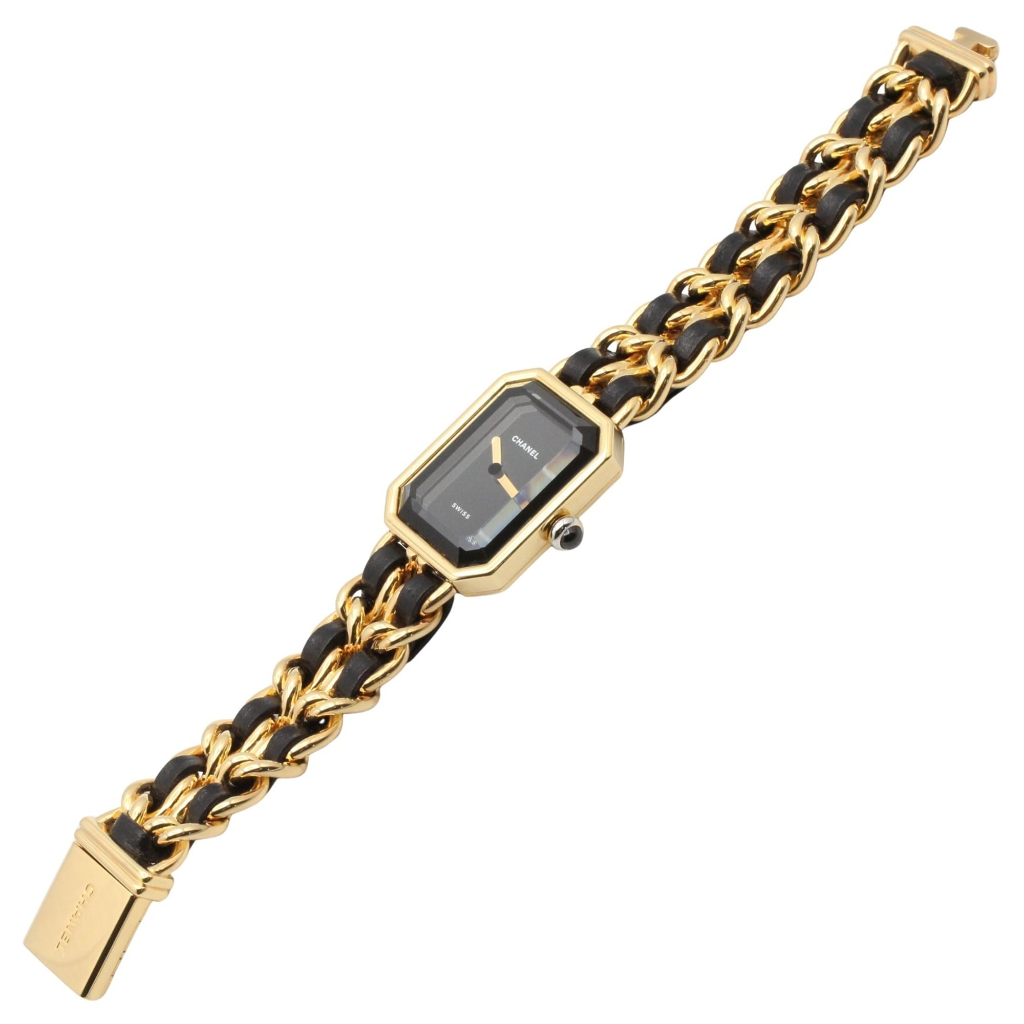 Chanel CHANEL Première S H0001 Black Dial 20mm Watch