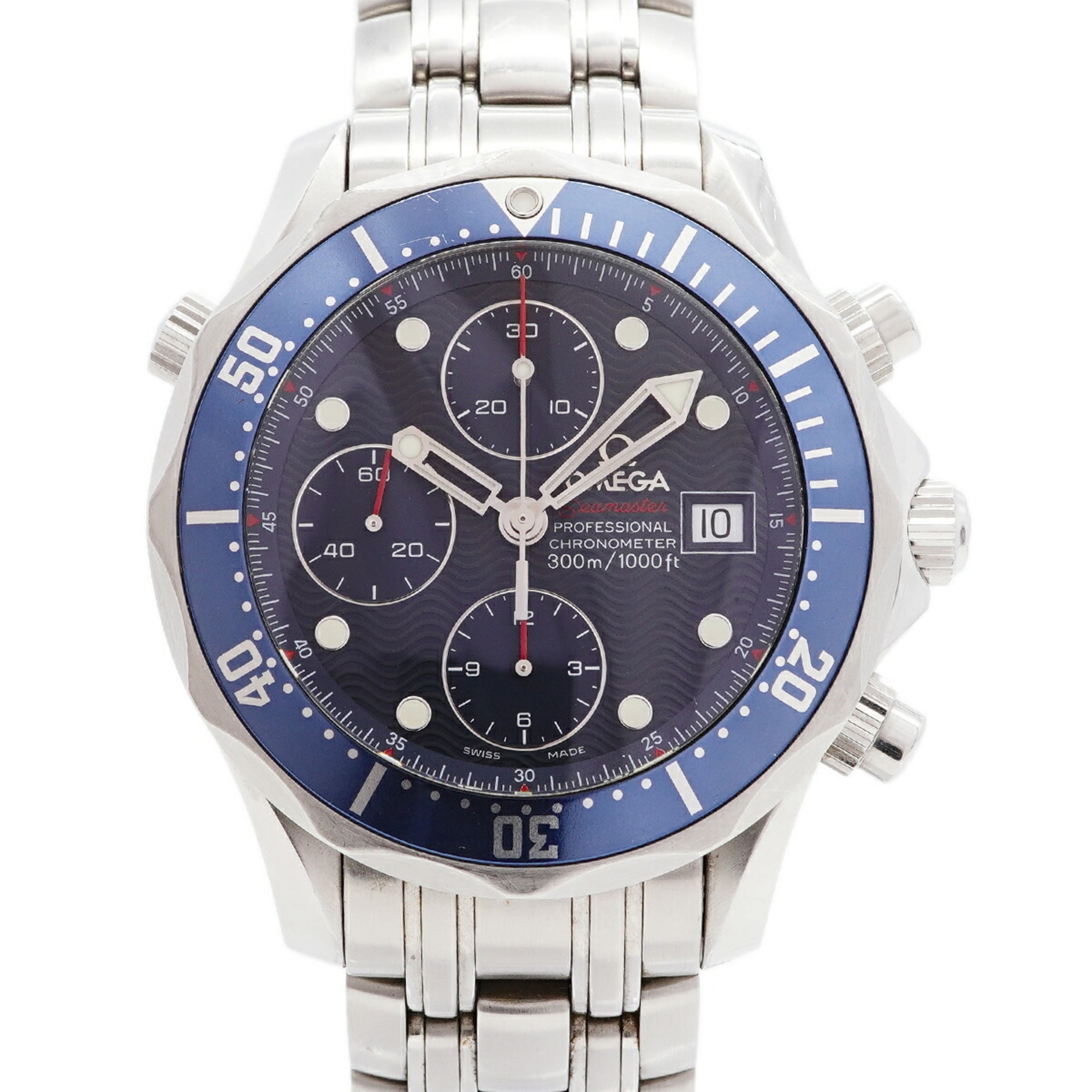 Omega Seamaster Diver 300M 2225.8 Blue Dial 41mm Watch