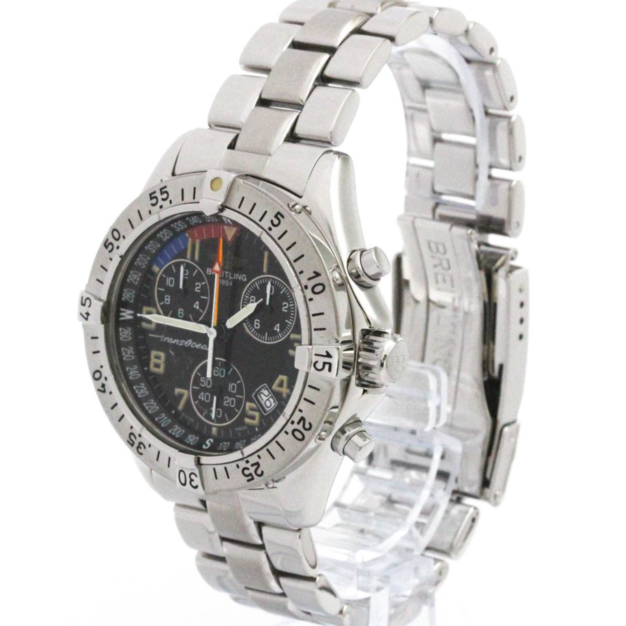 Breitling Transocean A53040.1 Black Dial 40mm Watch