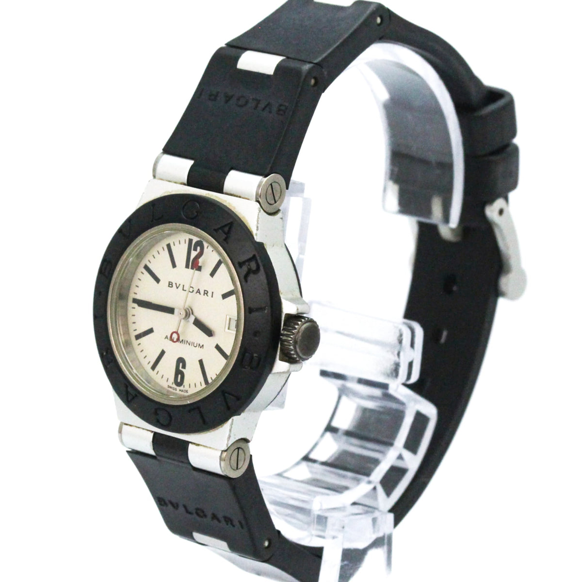 Bvlgari Aluminium AL29TA Carbon Dial 29mm Watch