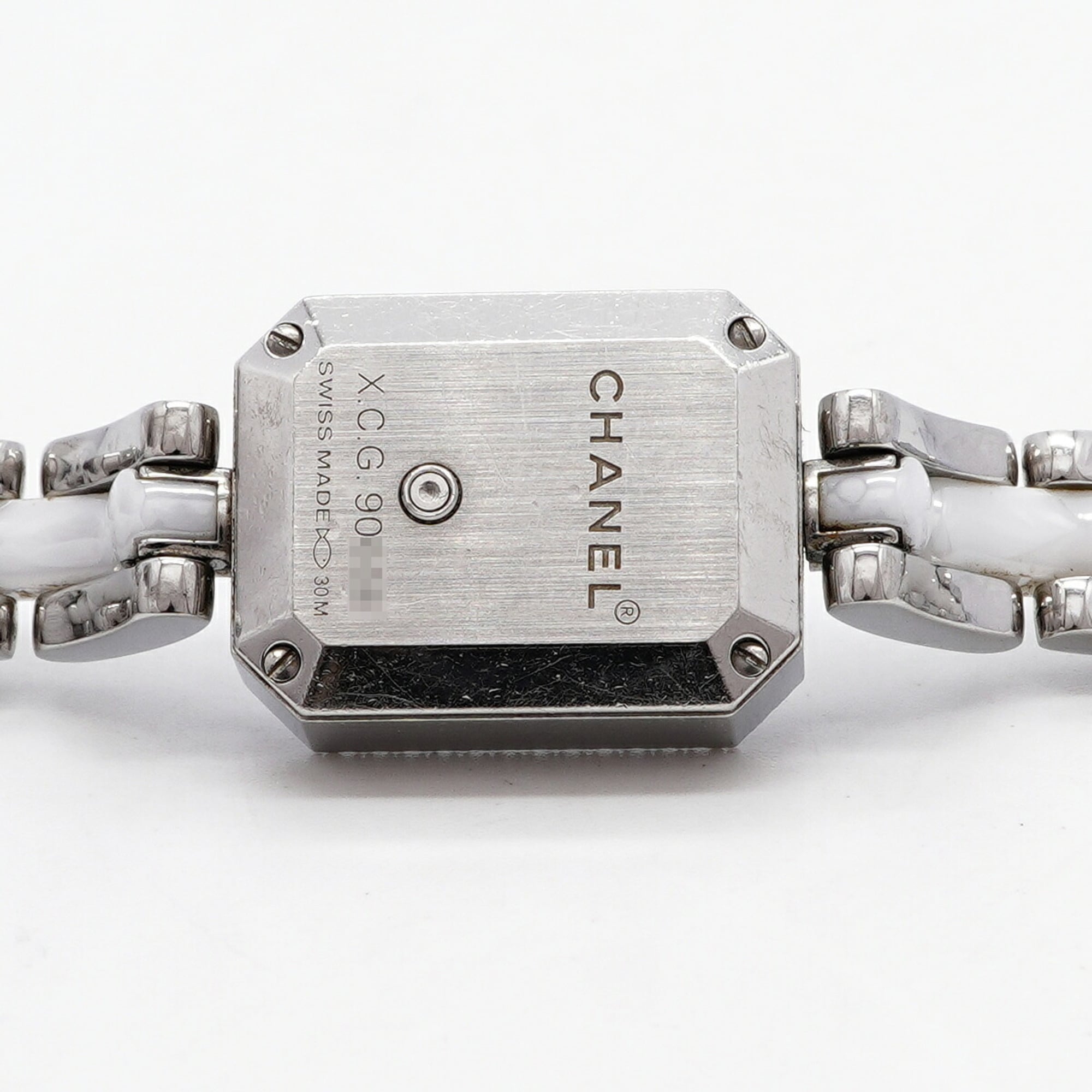 Montre Chanel Première Ceramic Diamond H2132 Blanc avec cadran de 15 mm