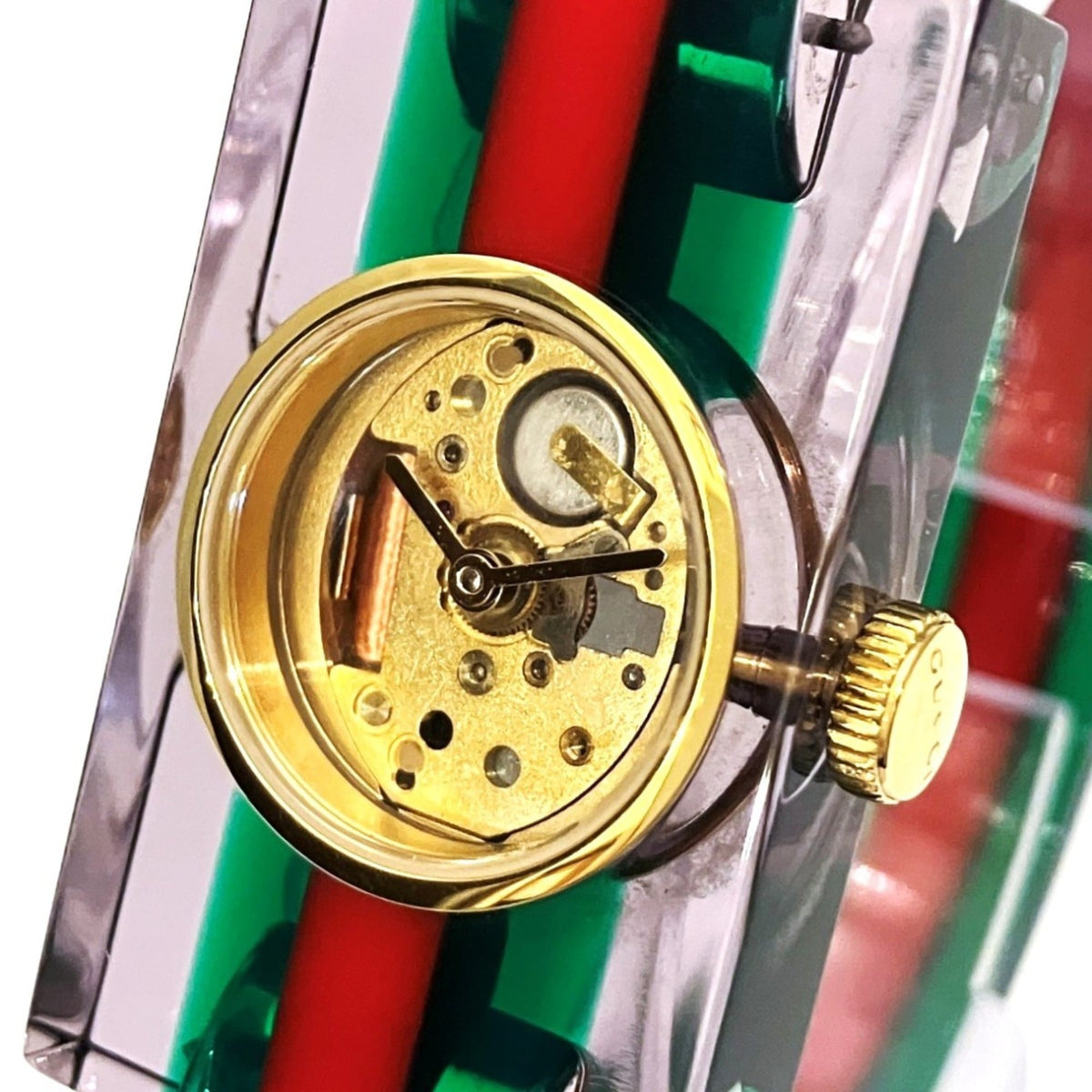 Gucci Vintage Web Sherry YA143501 143,5 Goldzifferblatt 24 mm Uhr