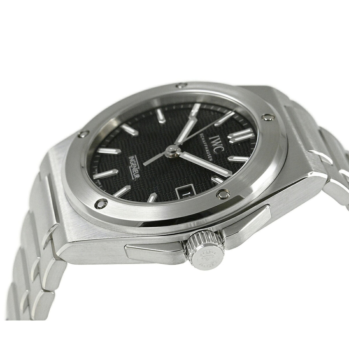 IWC Ingenieur IW328901 met zwarte wijzerplaat 40mm horloge