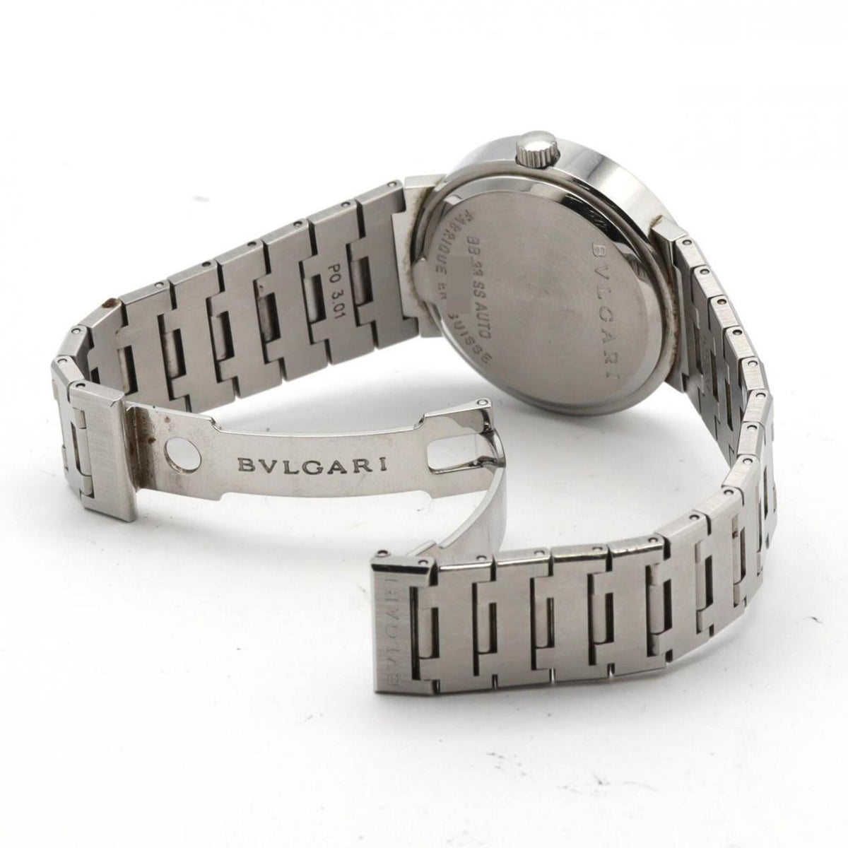Bvlgari Bulgari BB33SSAUTO/BB33SSD/AT Black Dial 33mm Watch