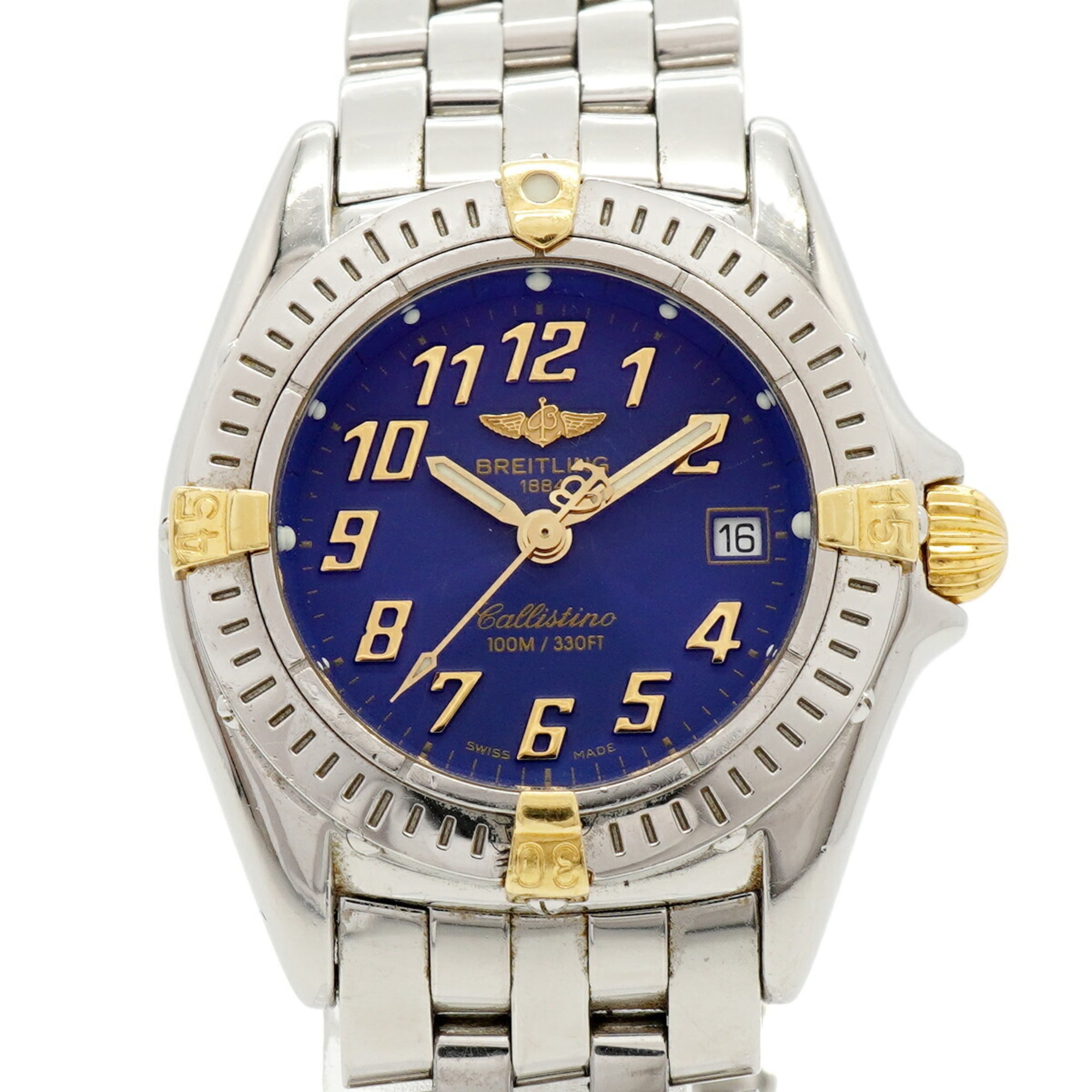 Breitling Caristino B52345 Blue Dial Stainless steel 26mm Watch