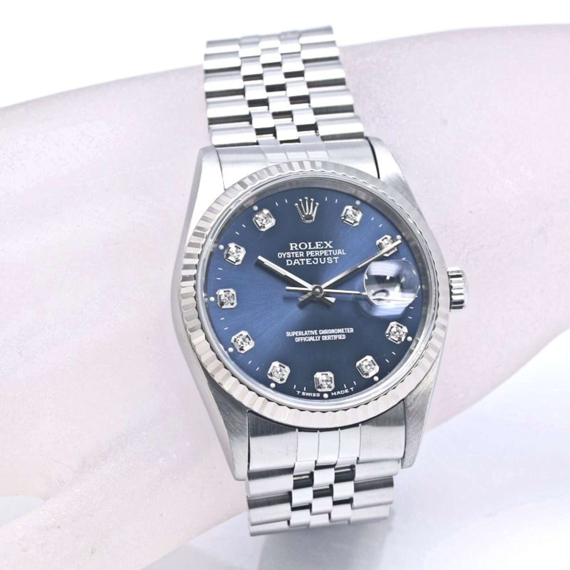 Rolex Datejust 36 Blue Diamond 1995