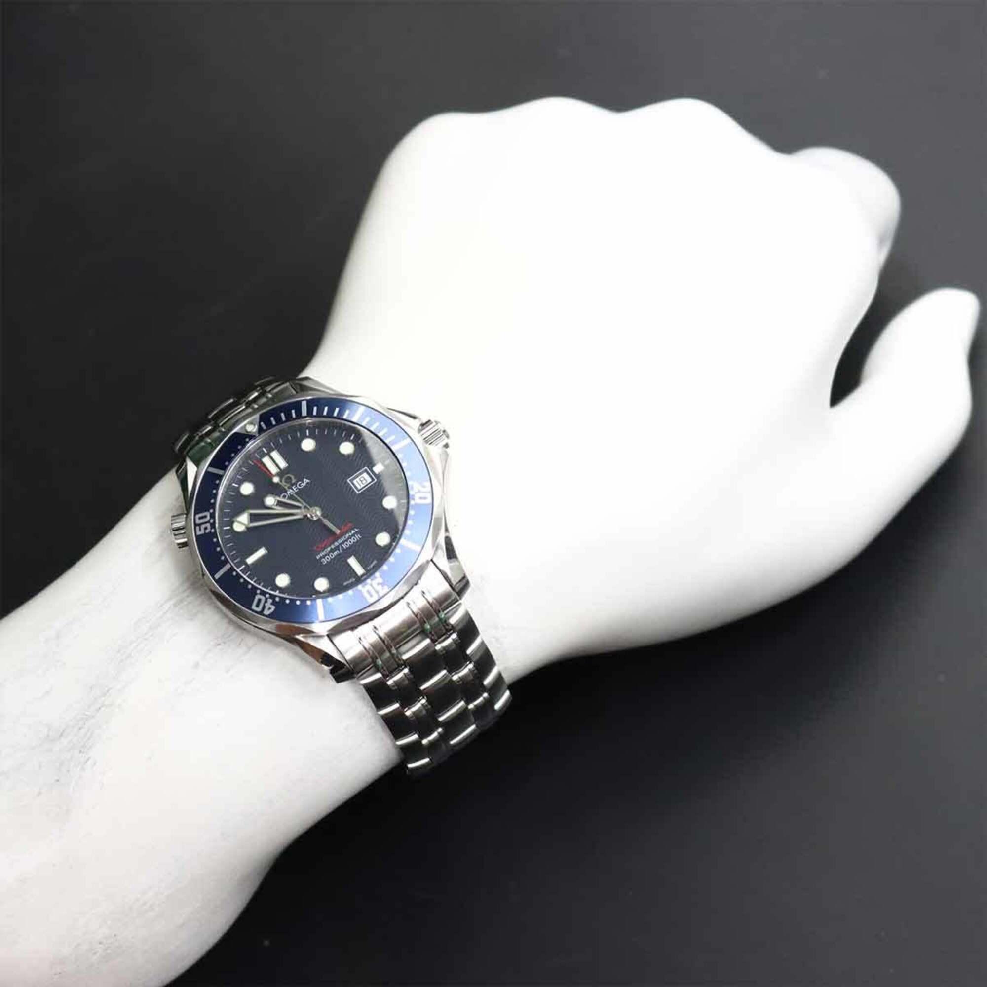 Omega Seamaster 2221 80 Blue Dial 41mm Watch