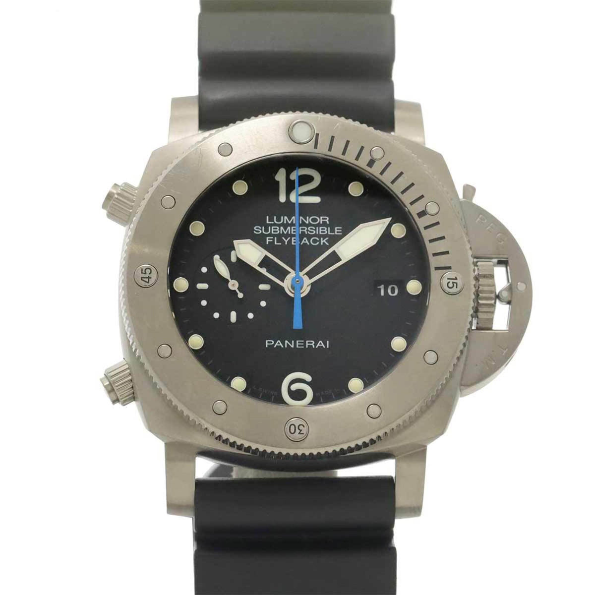 Panerai Luminor 1950 Submersible 3 Days Titanio PAM02305 Schwarz Zifferblatt 46 mm Uhr