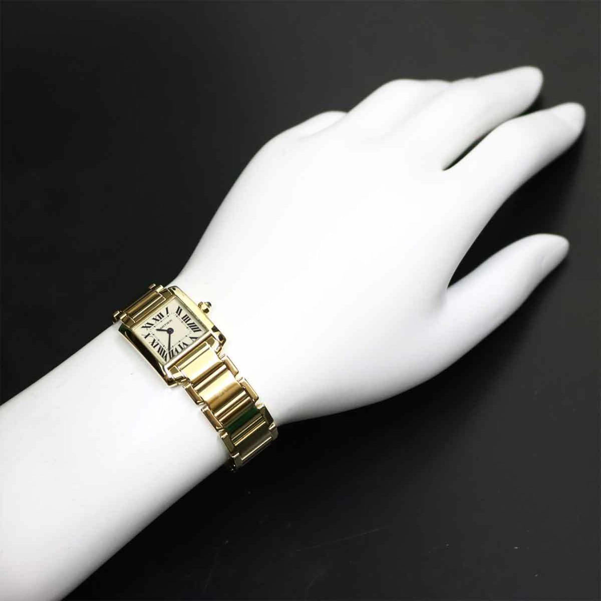 Cartier Tank Française SM W50002N2 Ivory Dial 20mm Watch