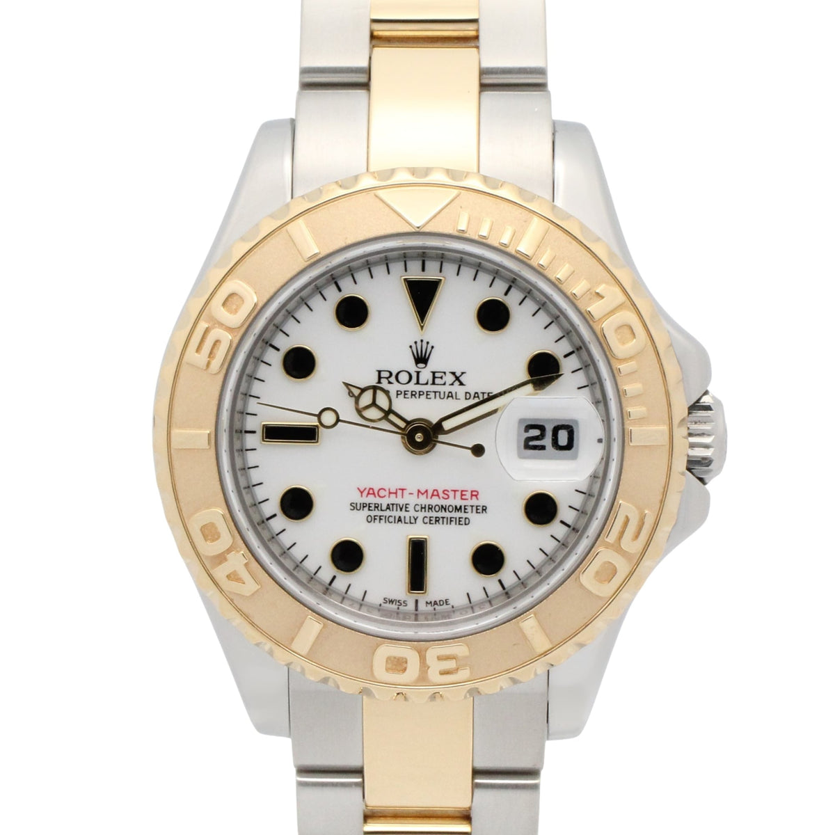 Rolex Yachtmaster 29 169623 White Dial 29mm Watch