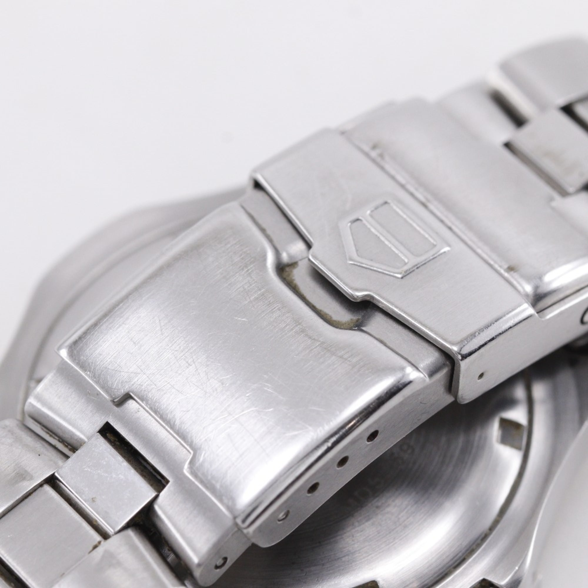 TAG Heuer 2000 Exclusive Herrenuhr WN1112 aus EdelstahlQuarz analog, blaues Zifferblatt