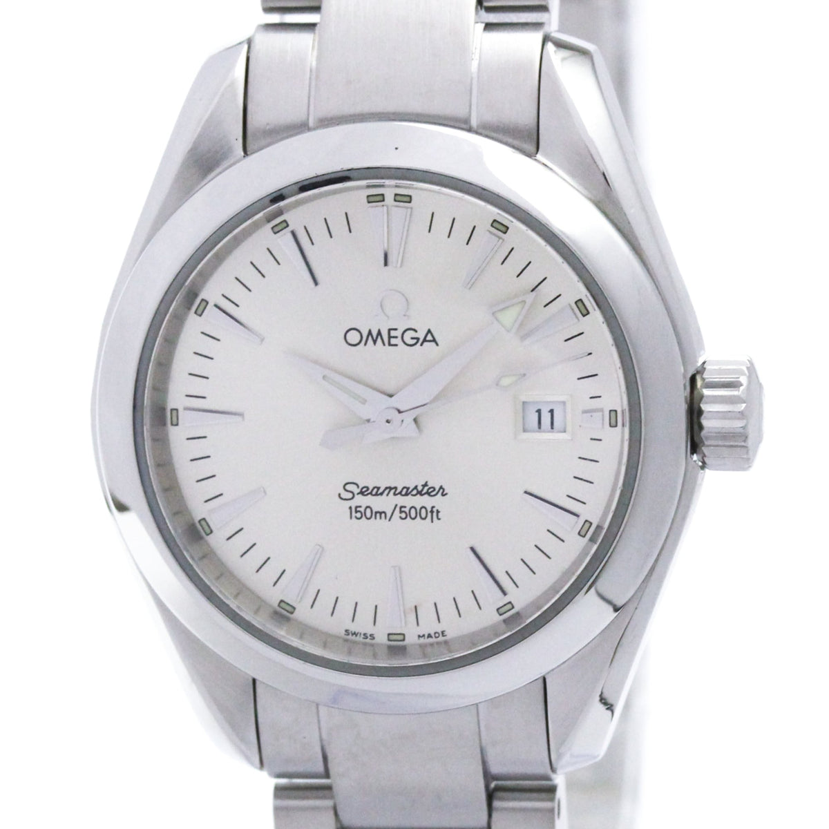 Omega Seamaster 2577.3 horloge met zilveren wijzerplaat, 29 mm