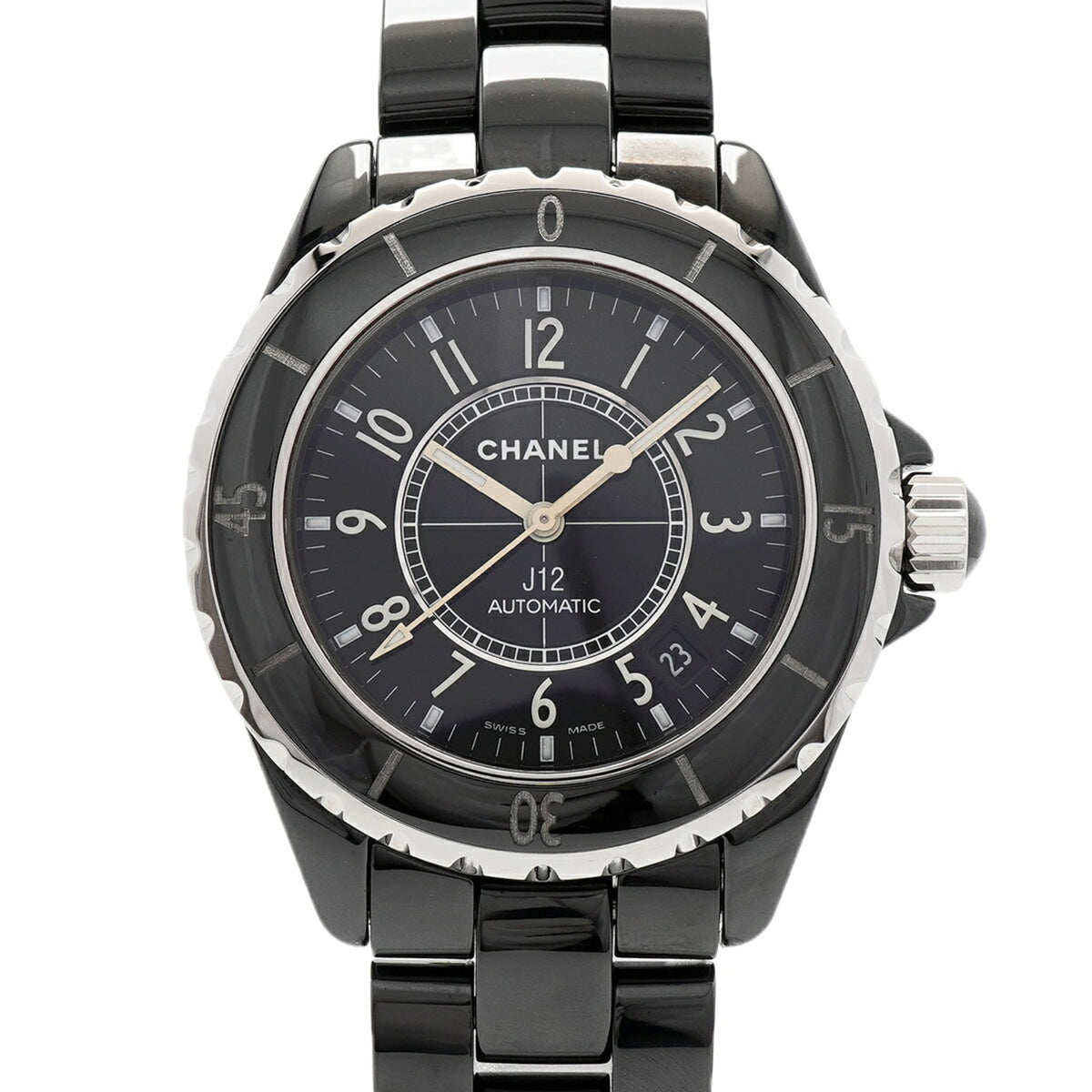 Chanel J12 H0685 Schwarz Zifferblatt 39mm Uhr