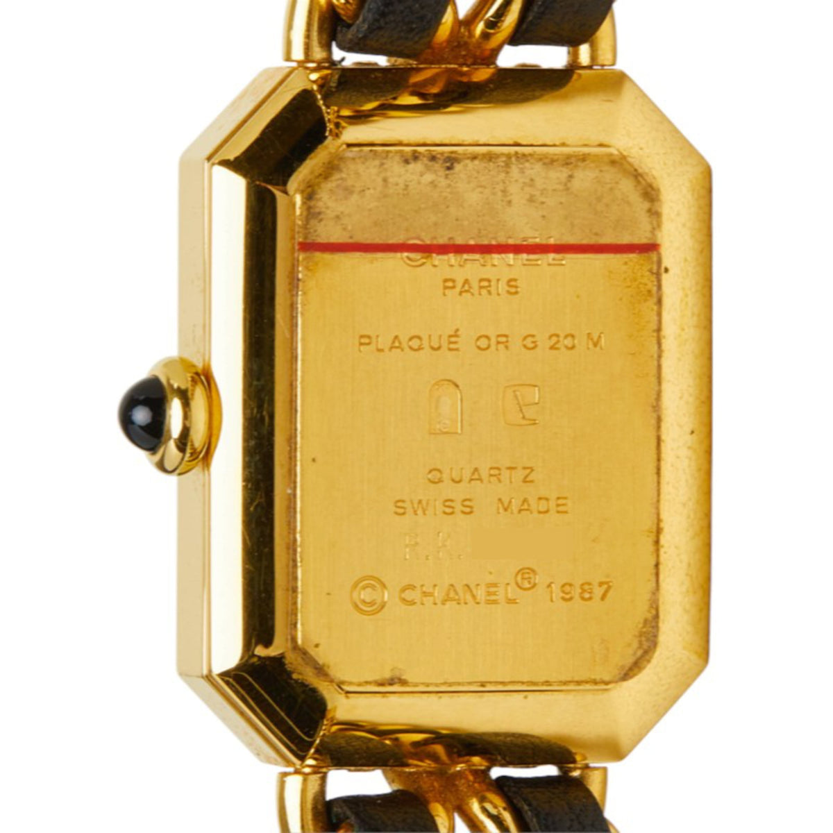 Chanel Première M H0001 Schwarz Zifferblatt 20 mm Uhr