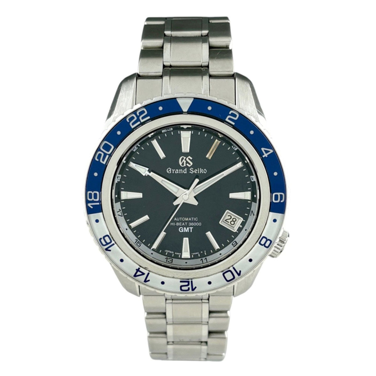 Grand Seiko Grand Sports Collection Mechanical Hi-Beat 36000 9S86-00K0/SBGJ237 Navy Dial 44mm Watch