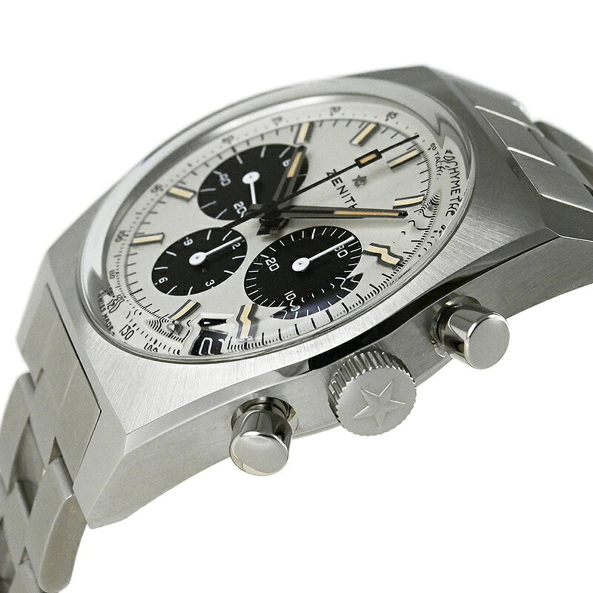 Zenith Chronomaster A384 Revival Lupin III Second Edition 03.L384-2.400/07.M384 Black, White Dial 37mm Watch