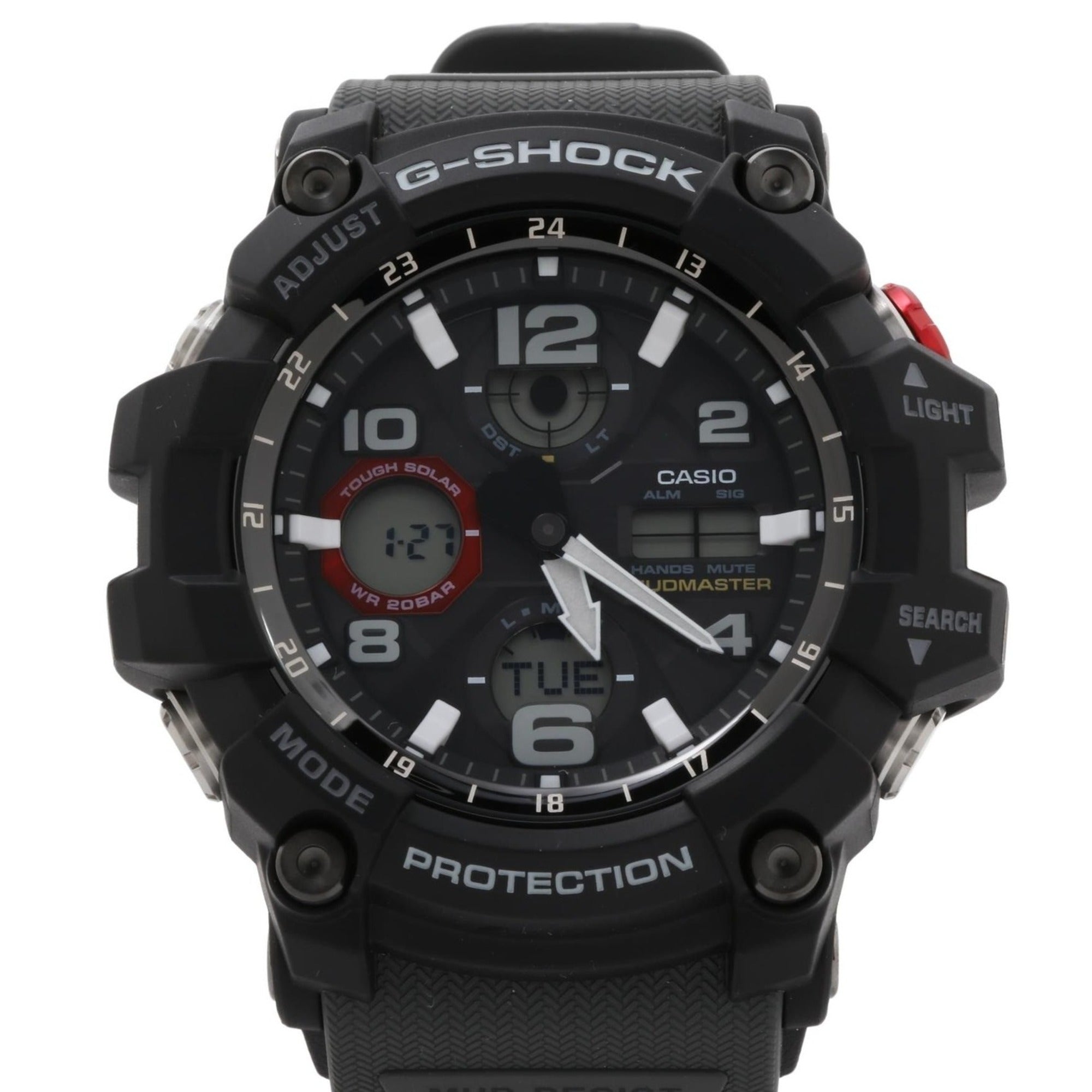 CASIO GSHOCK MASTER OF G LAND MUDMASTER GWG1001A8JF Men's Watch, Black Resin, Stainless Steel