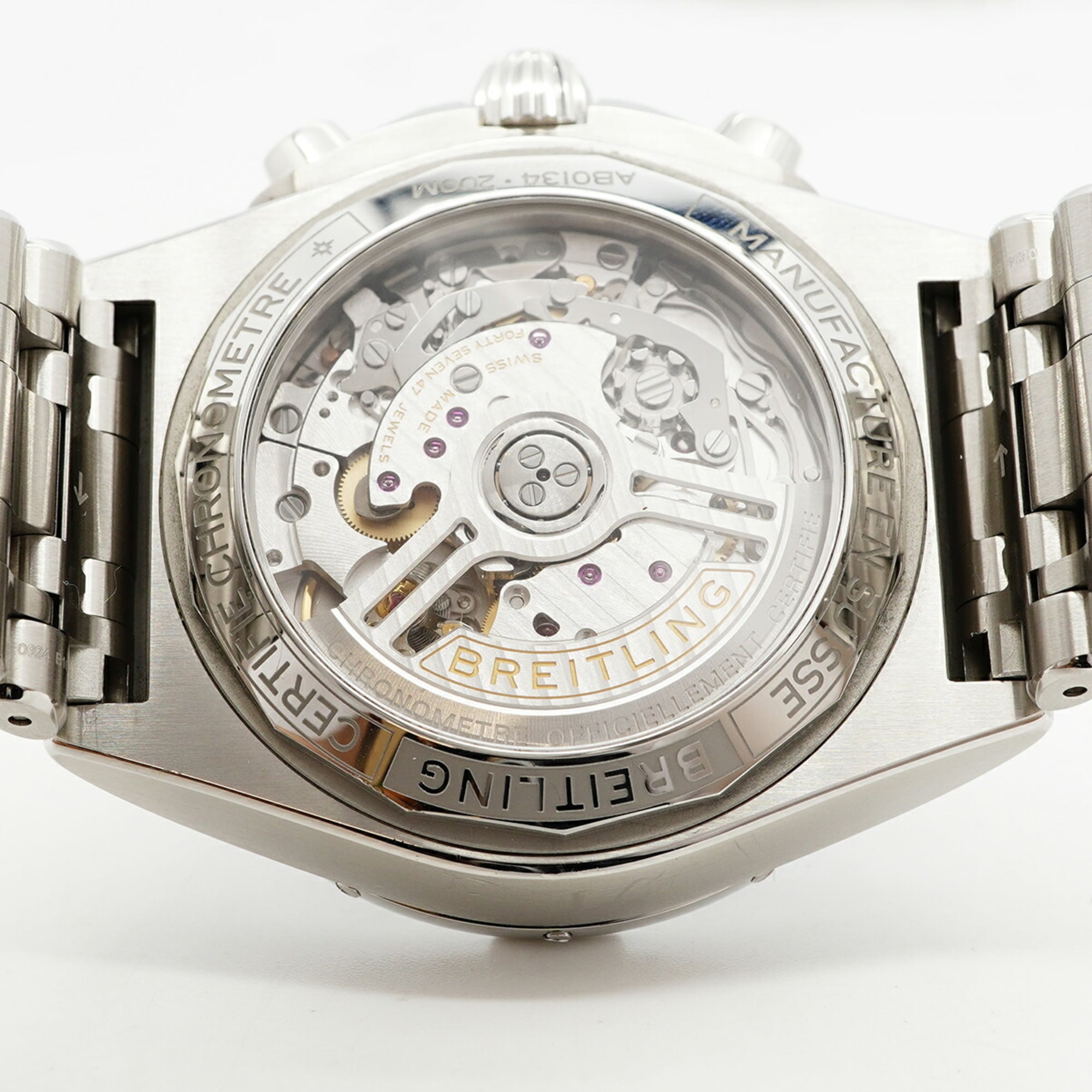 Breitling Chronomat Japan Edition AB0134 AB0134101B3A1 Herrenuhr Schwarz Zifferblatt