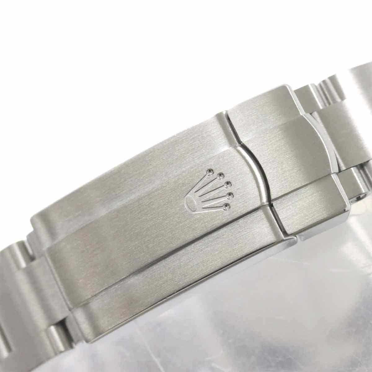Rolex Oyster Perpetual 177200 mit blauem Zifferblatt, 31 mm Uhr