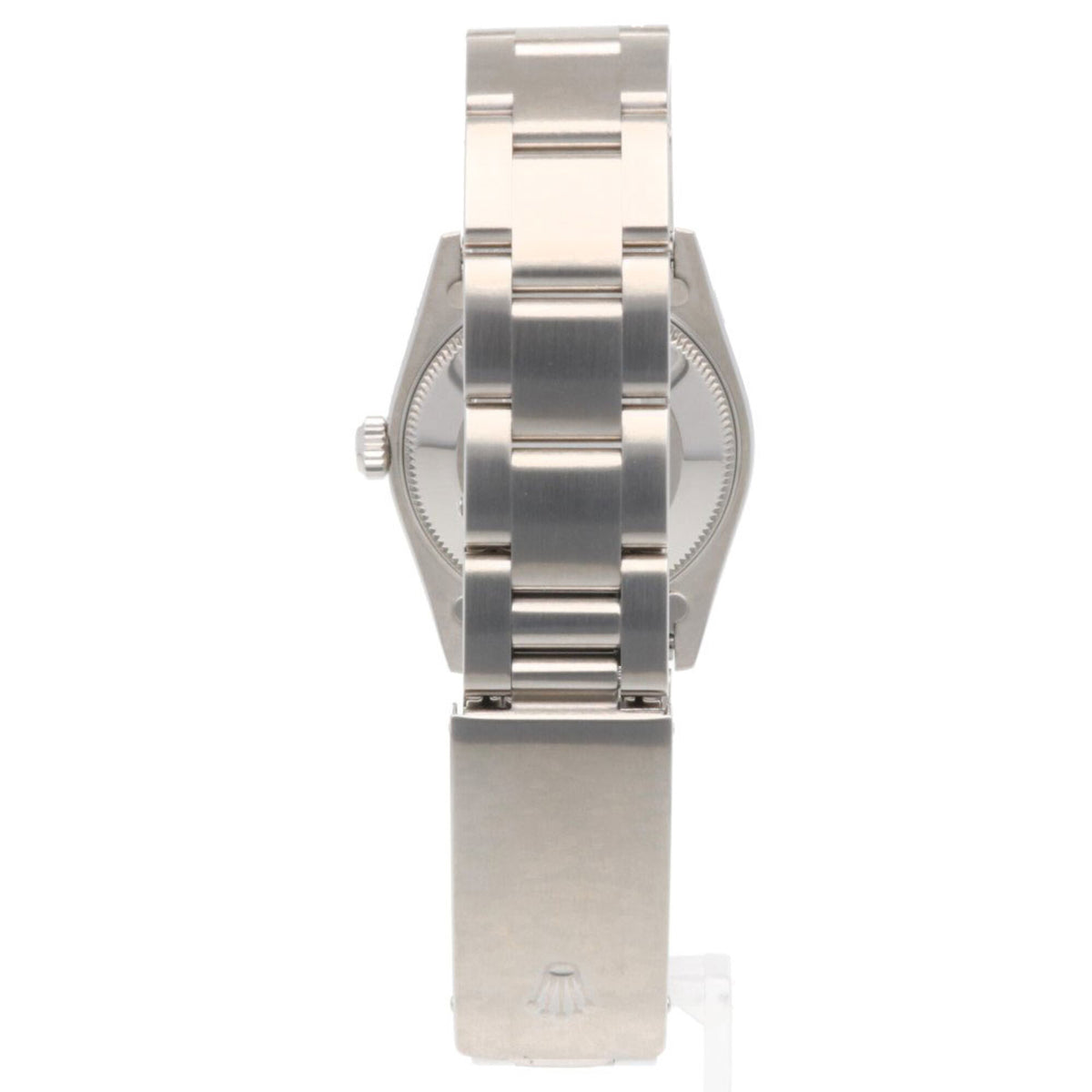Rolex Oyster Perpetual 77080 Schwarz Zifferblatt 30 mm Uhr