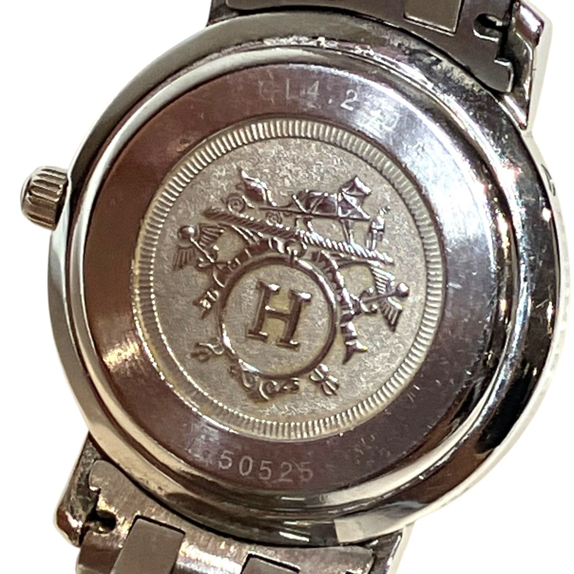 Hermes Clipper CL4.220 White Dial 23mm Watch