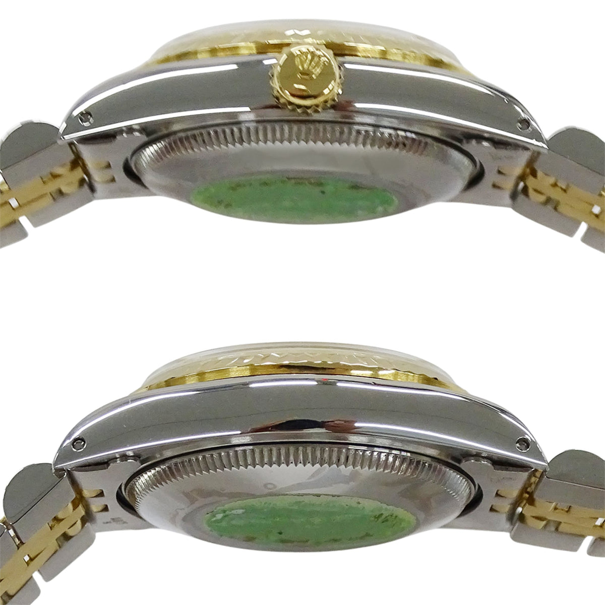 Rolex Datejust 68273 95, goldenes Zifferblatt, 30 mm Uhr