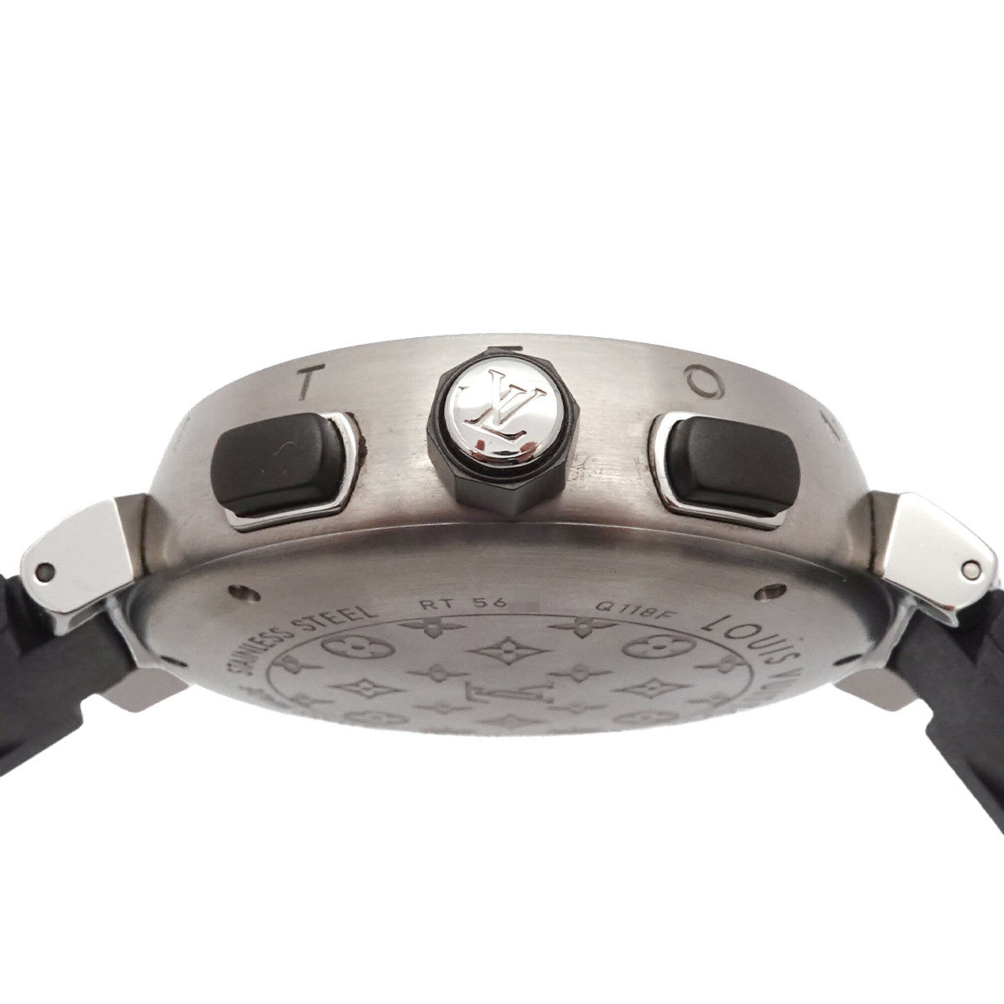 Louis Vuitton Tambour Q118F Black Dial 41mm Watch