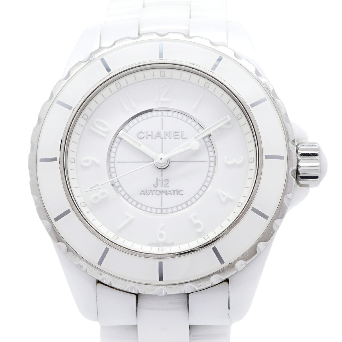 Chanel J12 White Phantom H3443 White Dial 39mm Watch