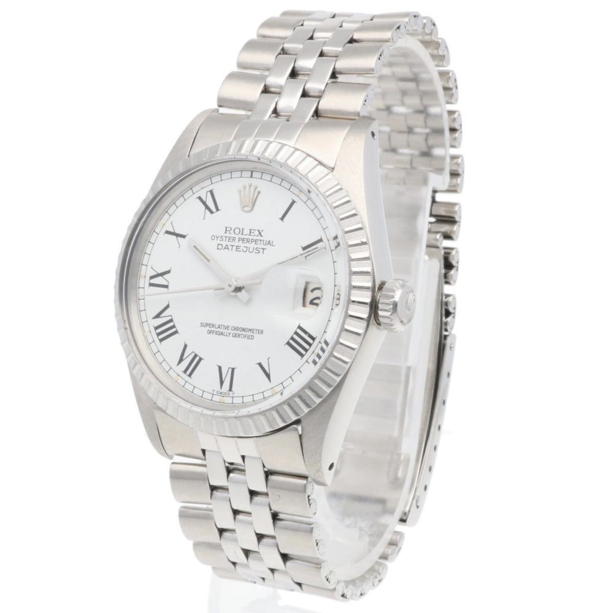Montre Rolex Datejust Oyster Perpetual 16030 Blanc cadran 36 mm
