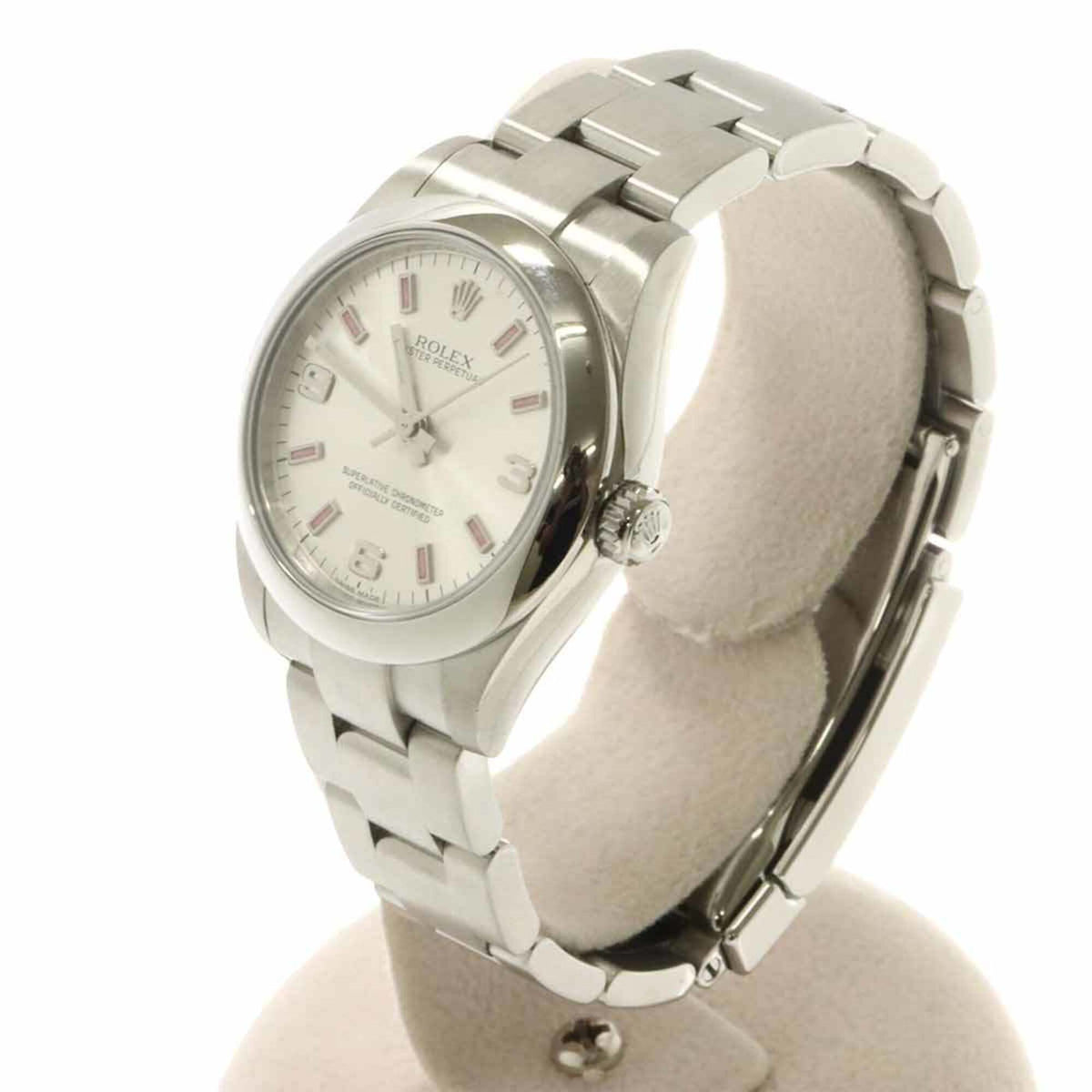 Montre Rolex Oyster Perpetual 177200 à cadran bleu, 31 mm