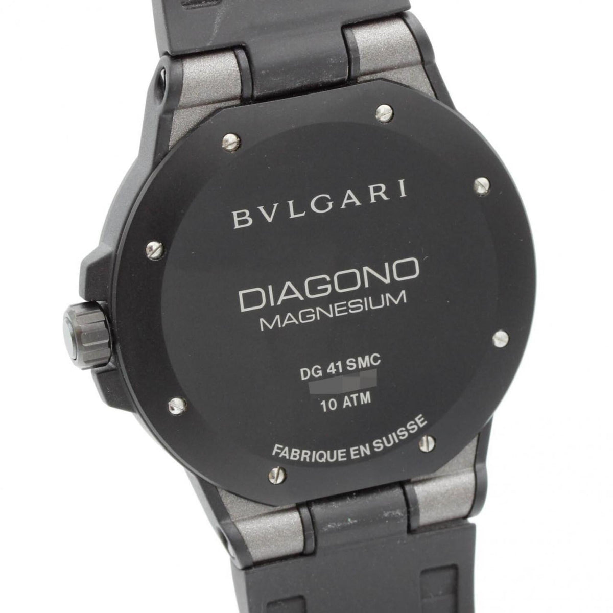 Bvlgari Diagono Magnesium DG41C14SMCVD Gray Dial 41mm Watch