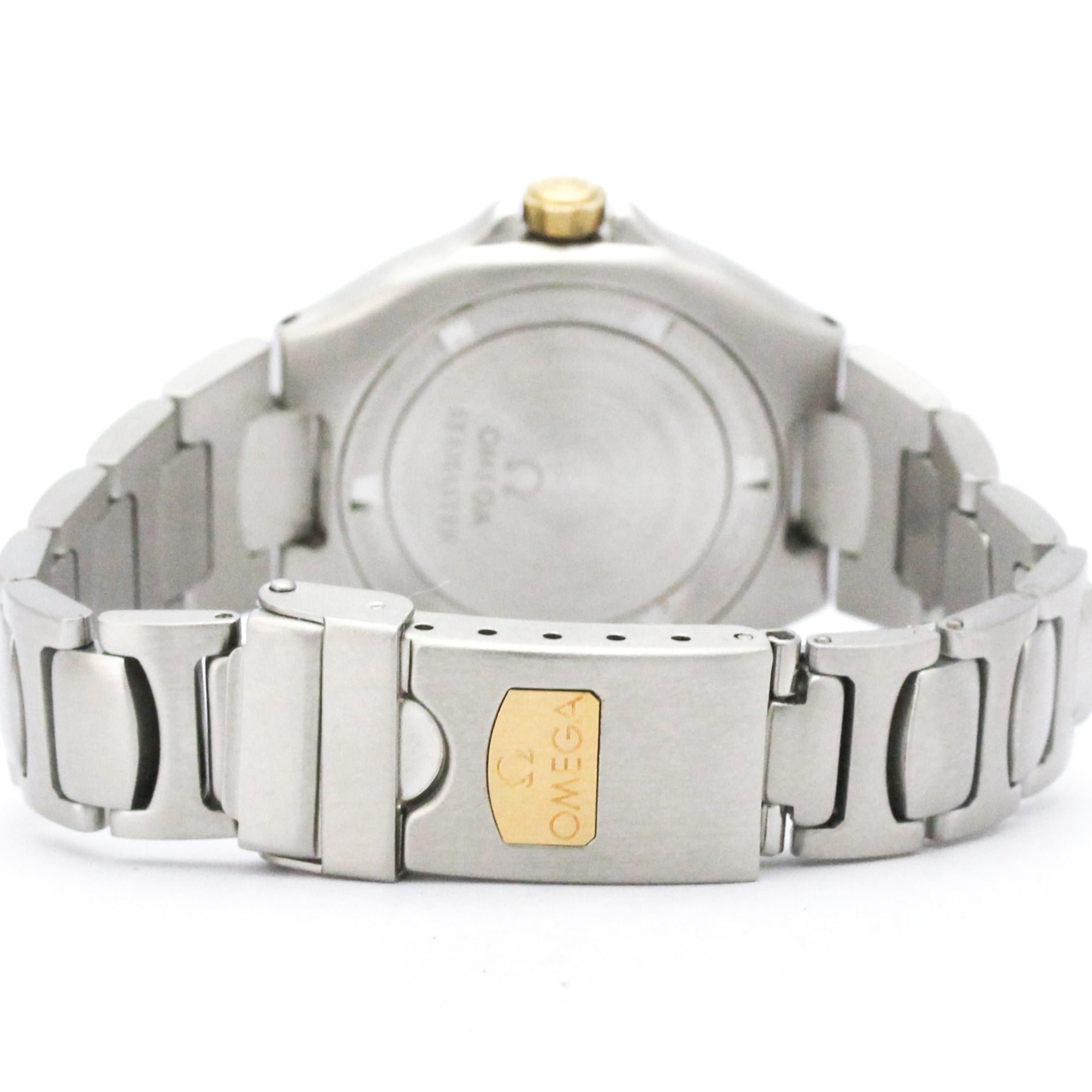 Omega Seamaster 7.961.041 Gold Dial 30mm Watch