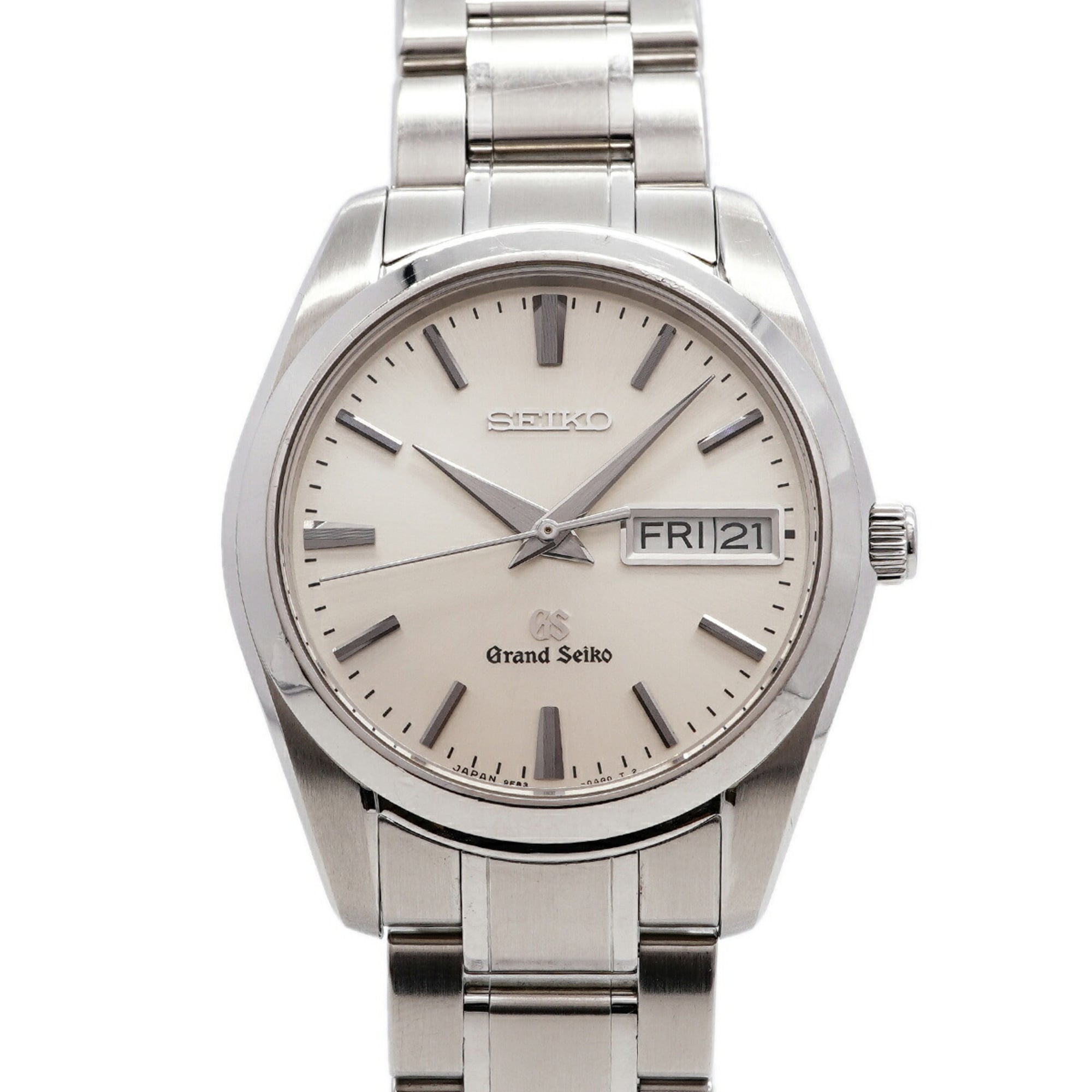 Montre Grand Seiko Seiko Grand SBGT035/9F83-0AH0, cadran argenté, 37 mm