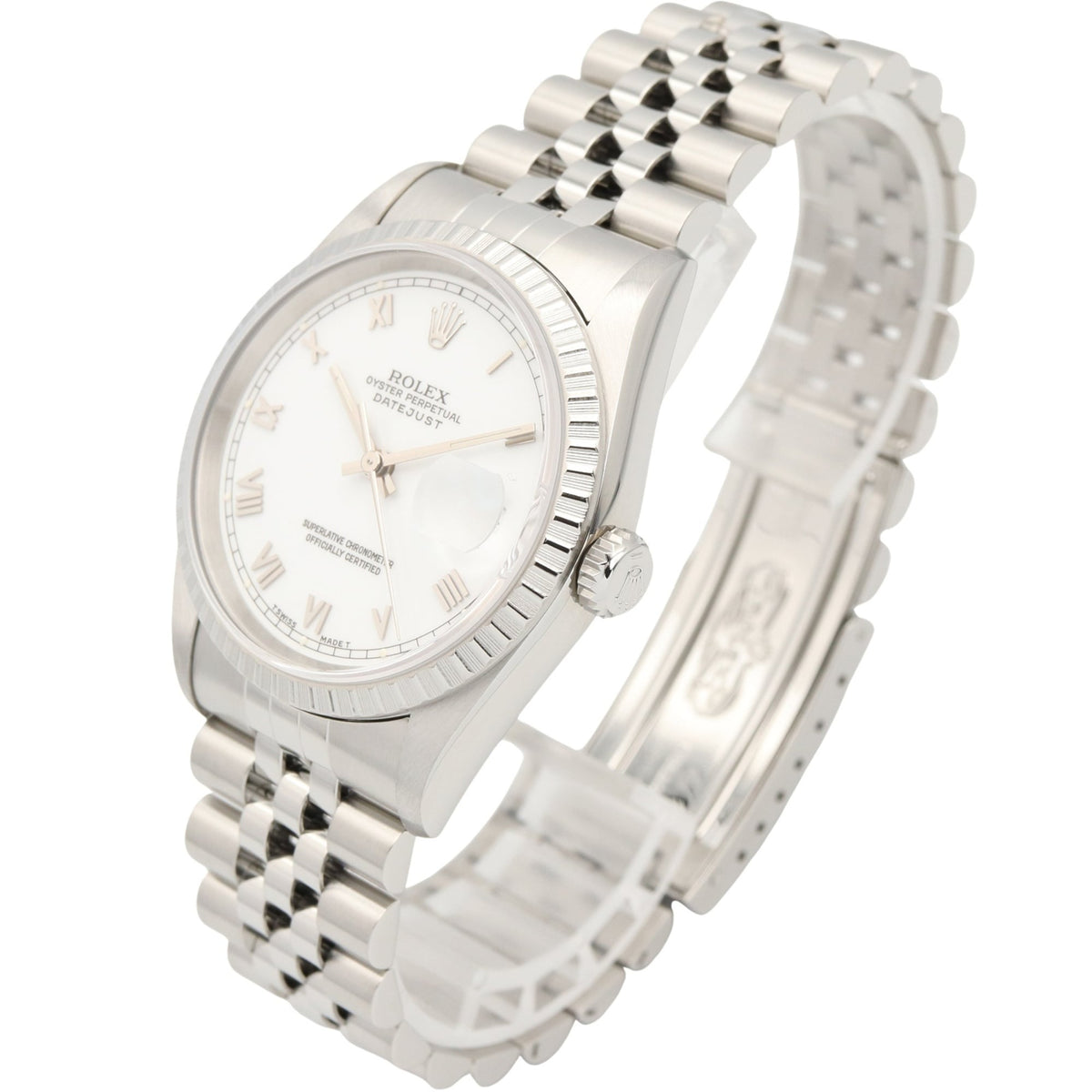 Rolex Datejust S-series 16220 White Dial 36mm Watch