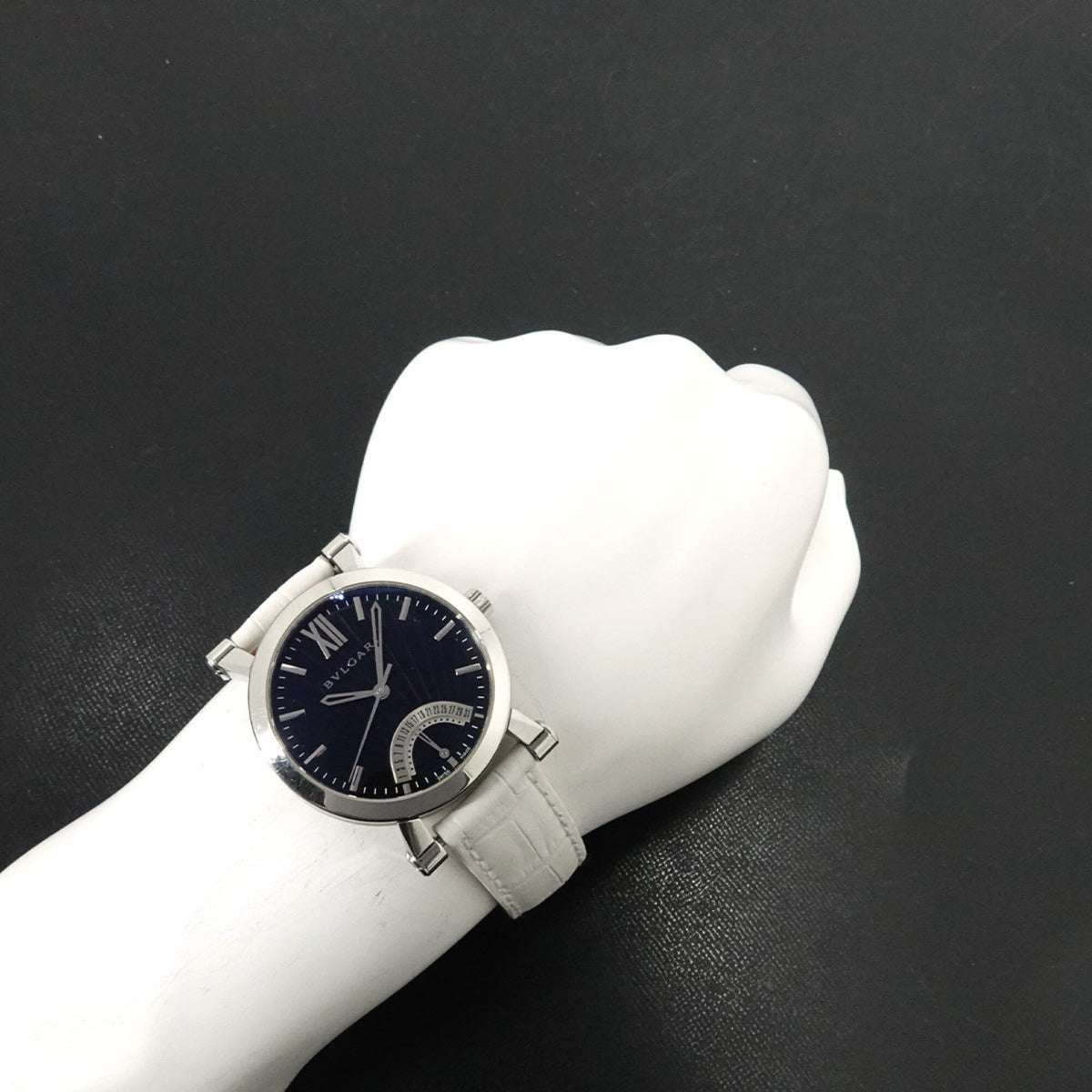 Bvlgari Bulgari BVLGARI Sotirio Retrograde SB42SDR Schwarz Zifferblatt 42 mm Uhr