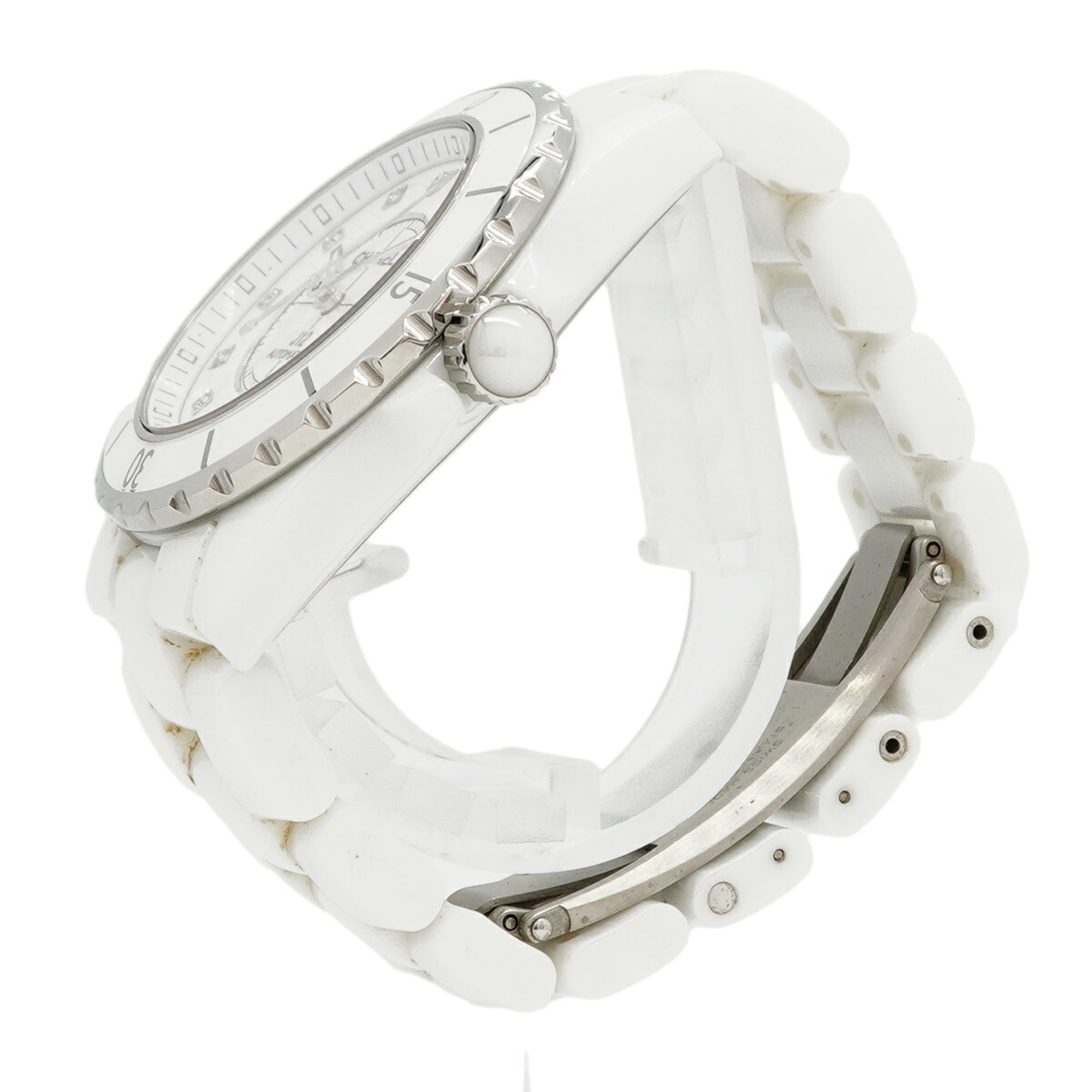 Chanel J12 H1629 White Dial Ceramic 39mm Watch