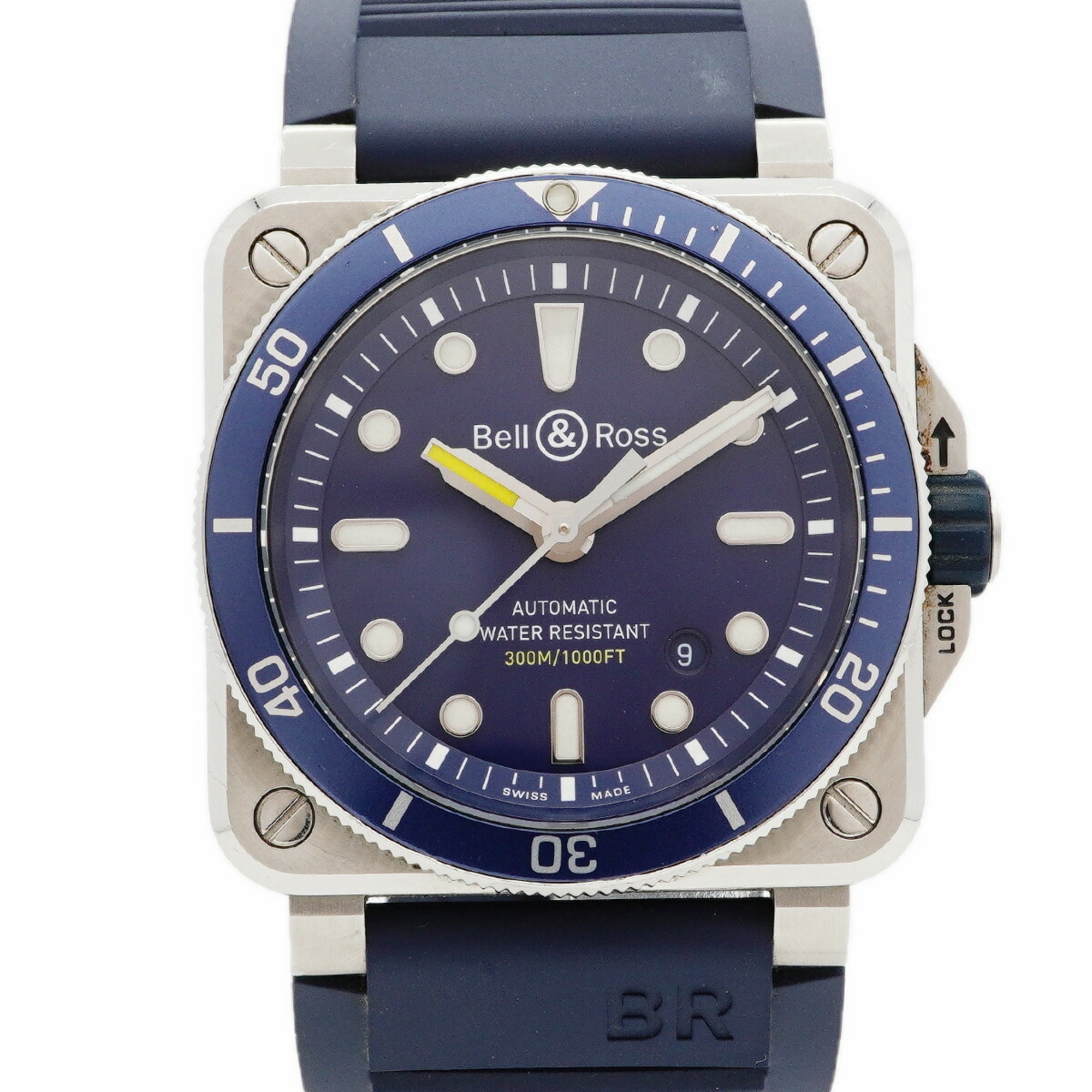 Bell & Ross BR 03-92 Diver Blue BR03-92-D-BU-ST SRB Dial Men's Watch