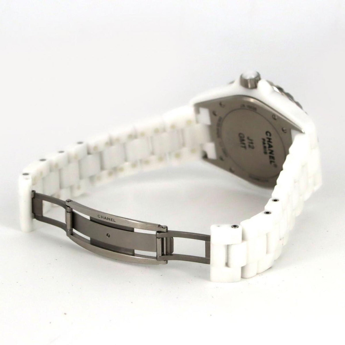 Chanel J12 42 mm GMT Keramik H2126 Weiß Zifferblatt 42 mm Uhr